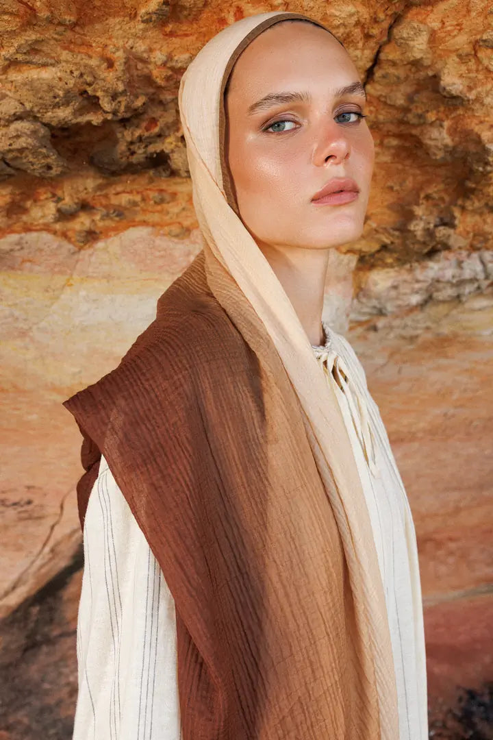 Gradient Muslin Shawl