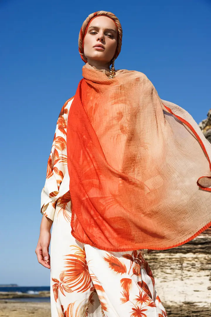Gradient Muslin Shawl