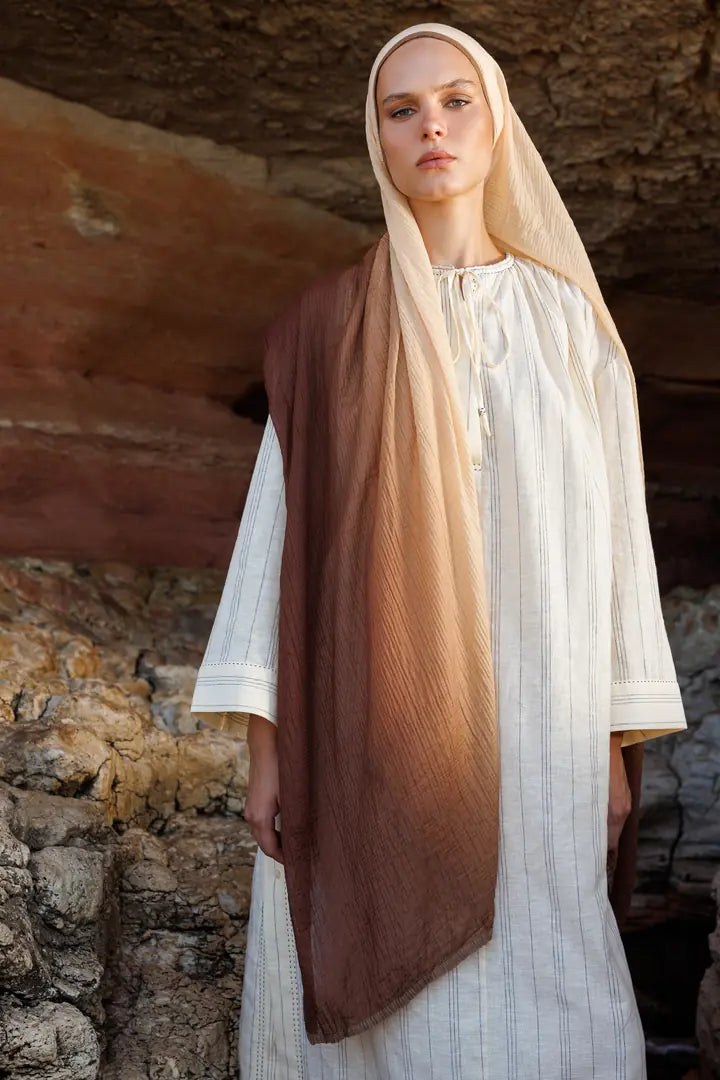Gradient Muslin Shawl