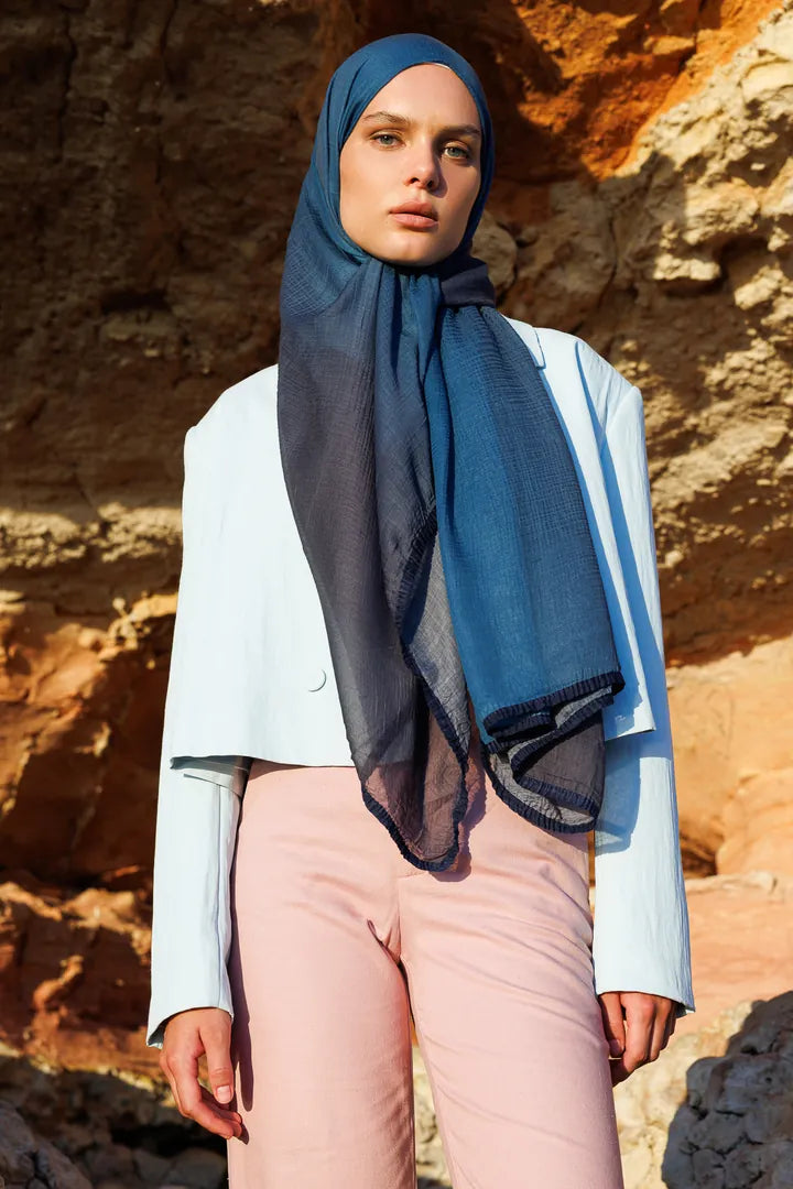 Gradient Muslin Shawl