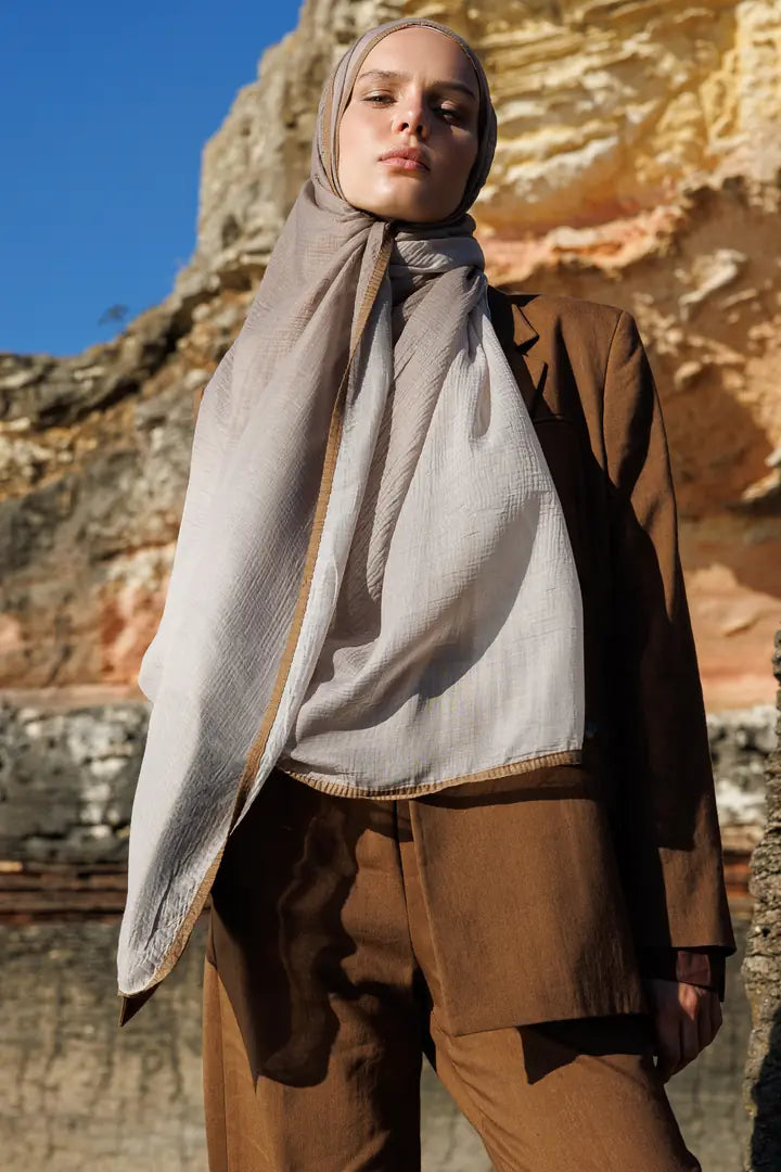 Gradient Muslin Shawl
