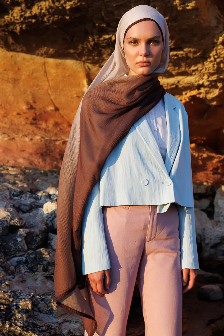 Gradient Muslin Shawl