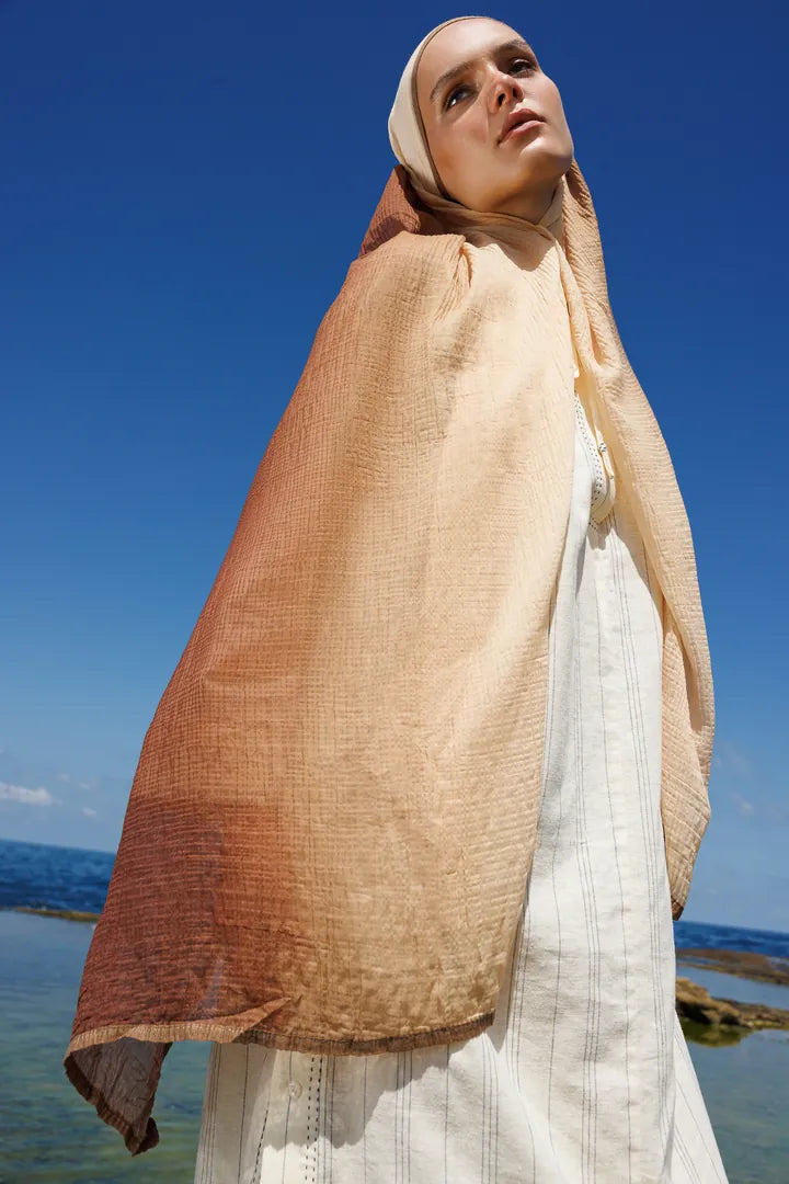 Gradient Muslin Shawl