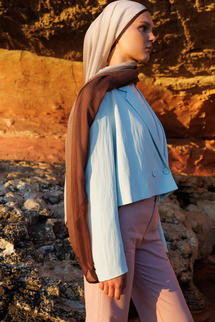 Gradient Muslin Shawl
