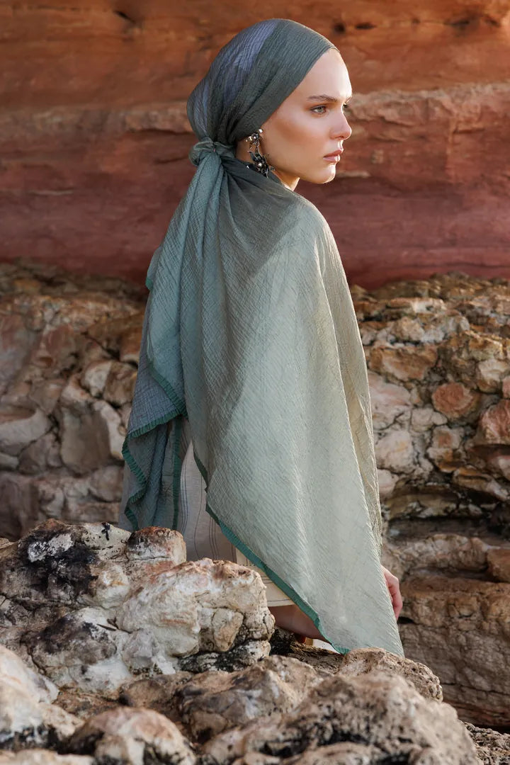 Gradient Muslin Shawl