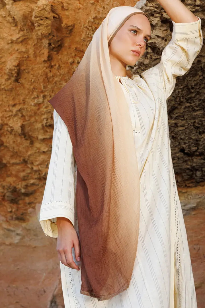 Gradient Muslin Shawl