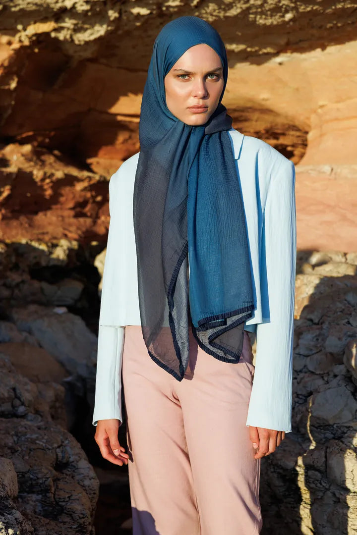 Gradient Muslin Shawl