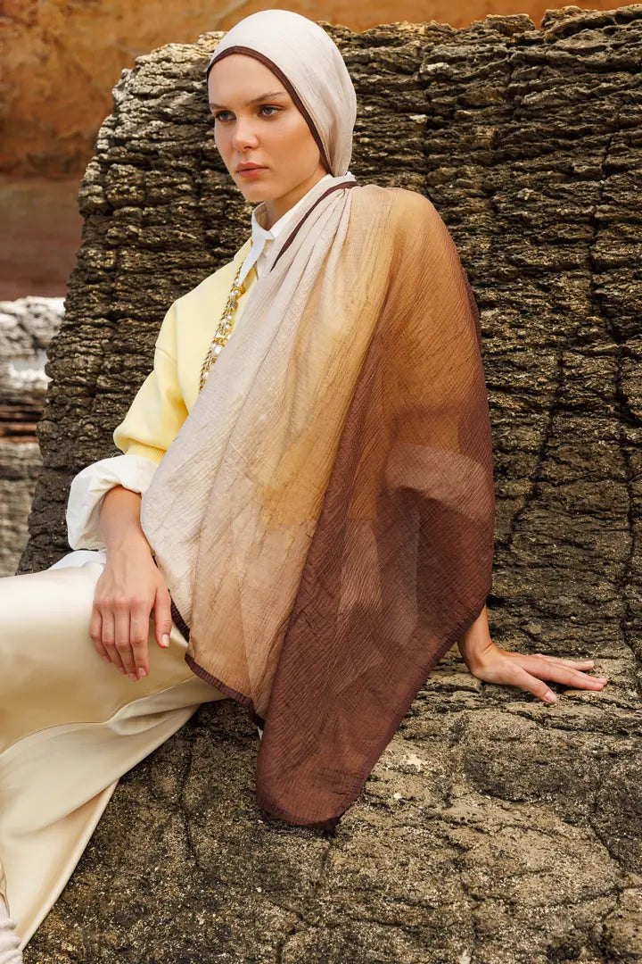 Gradient Muslin Shawl