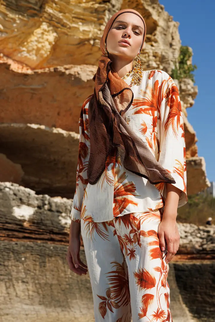 Gradient Muslin Shawl