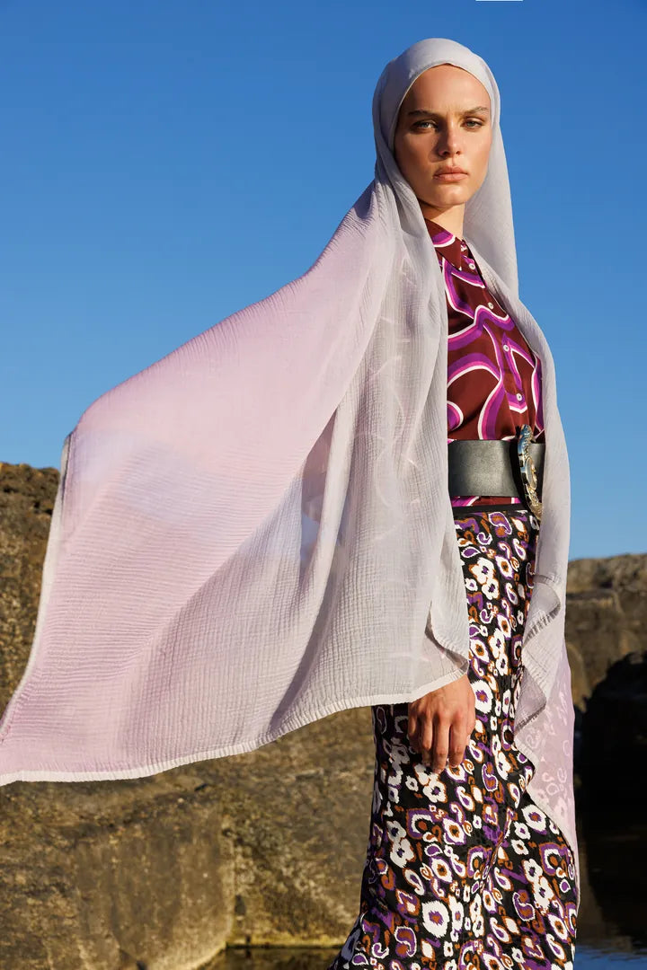 Gradient Muslin Shawl
