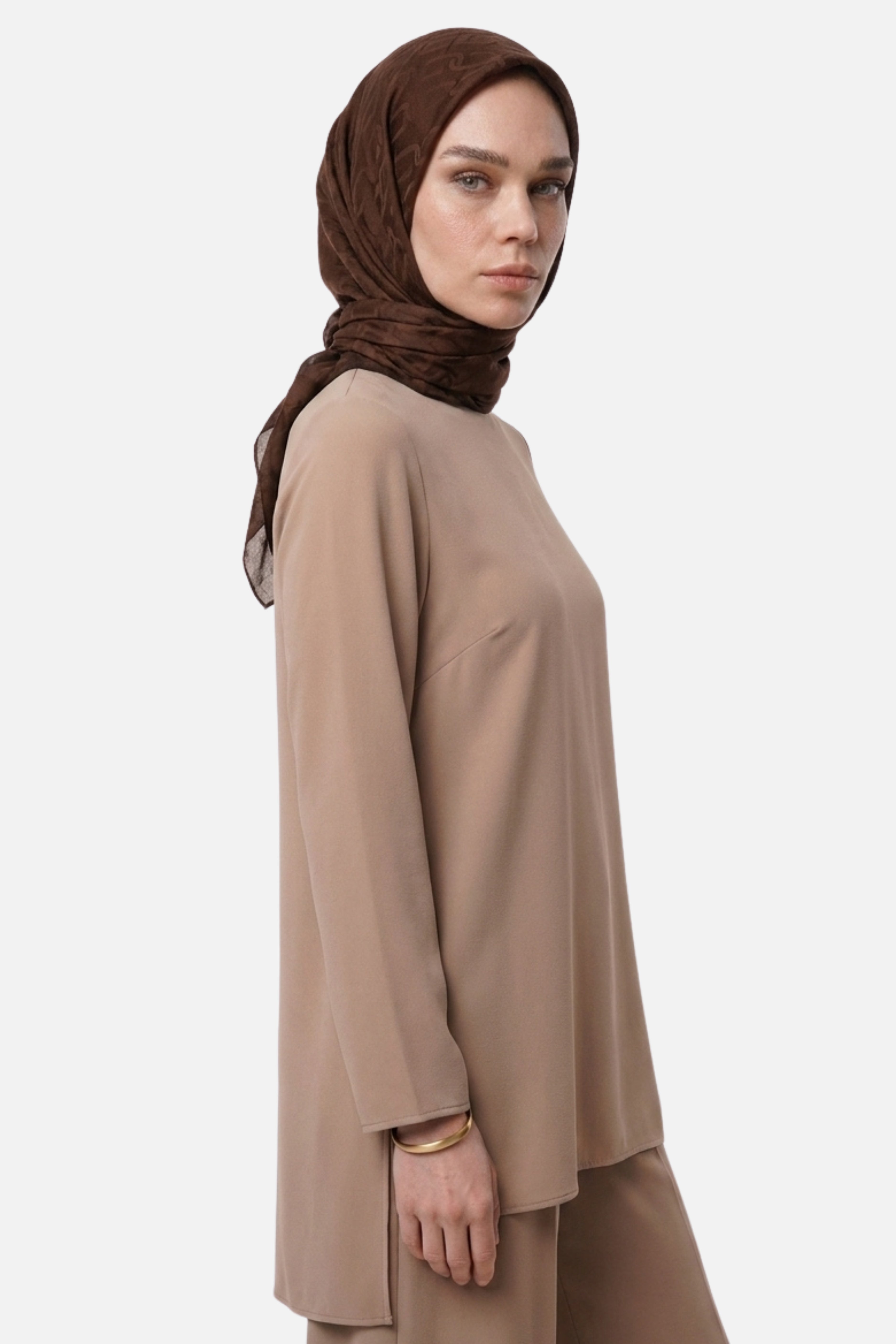 Chain Pattern Ayrobin Jacquard Scarf