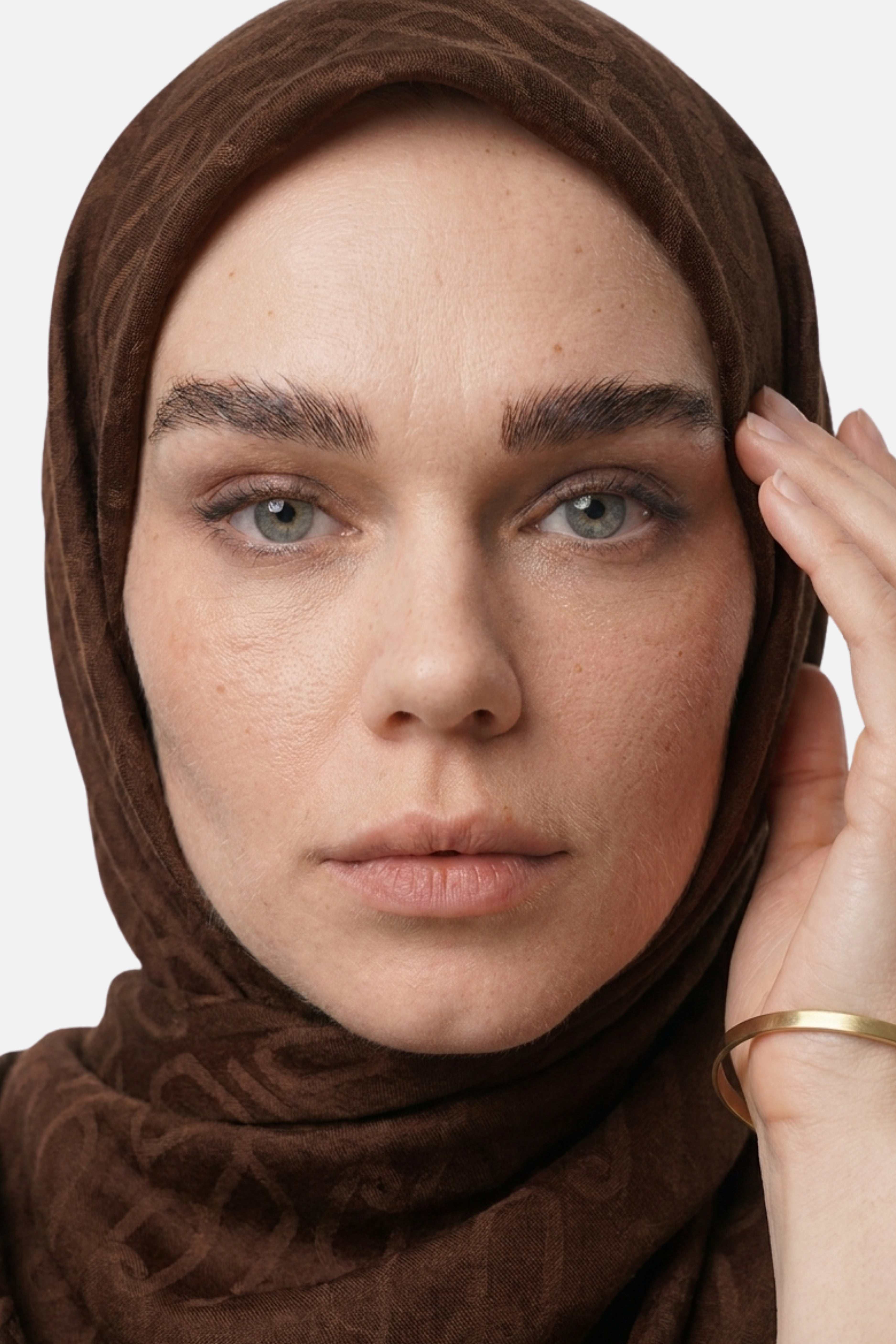 Chain Pattern Ayrobin Jacquard Scarf