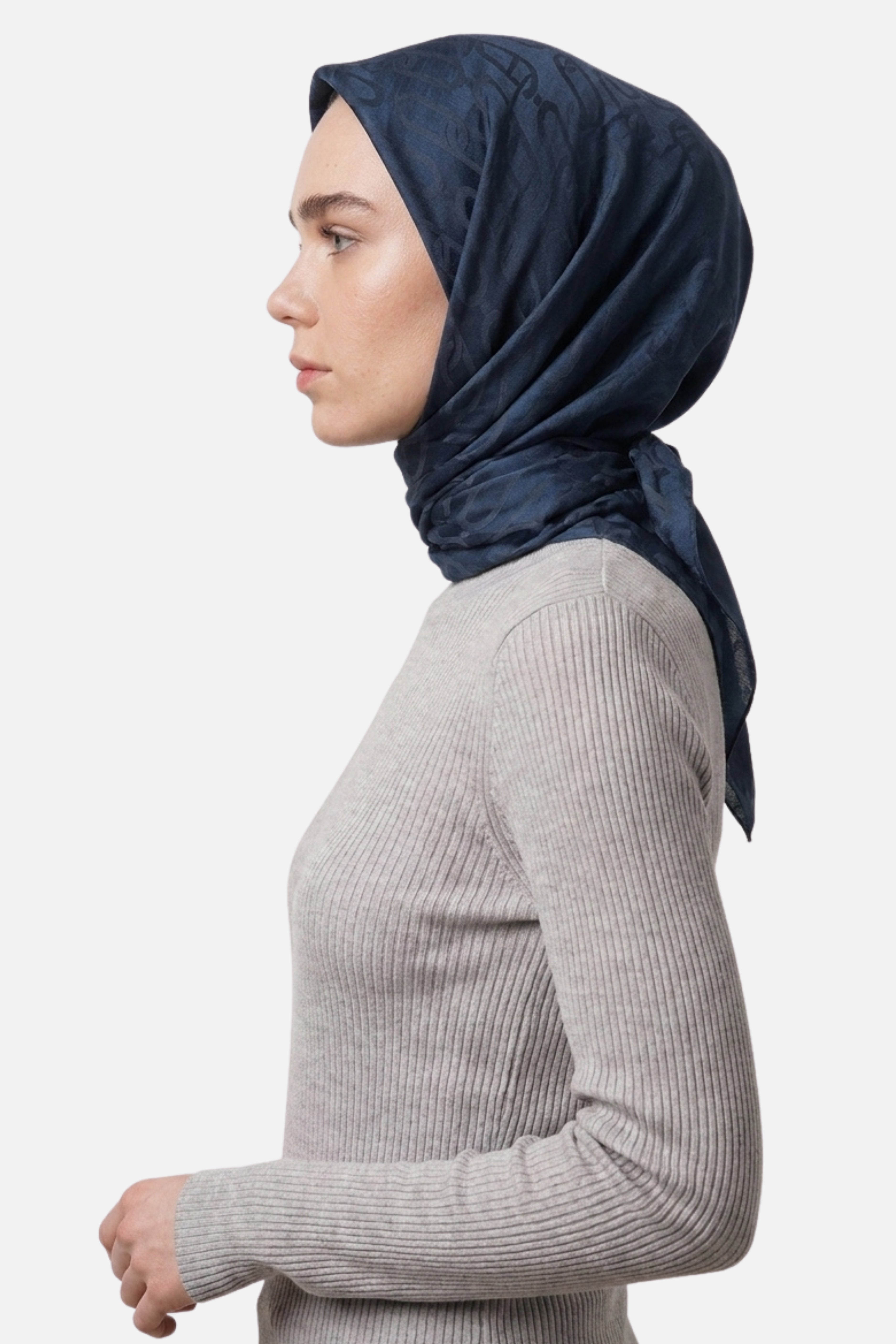 Chain Pattern Ayrobin Jacquard Scarf