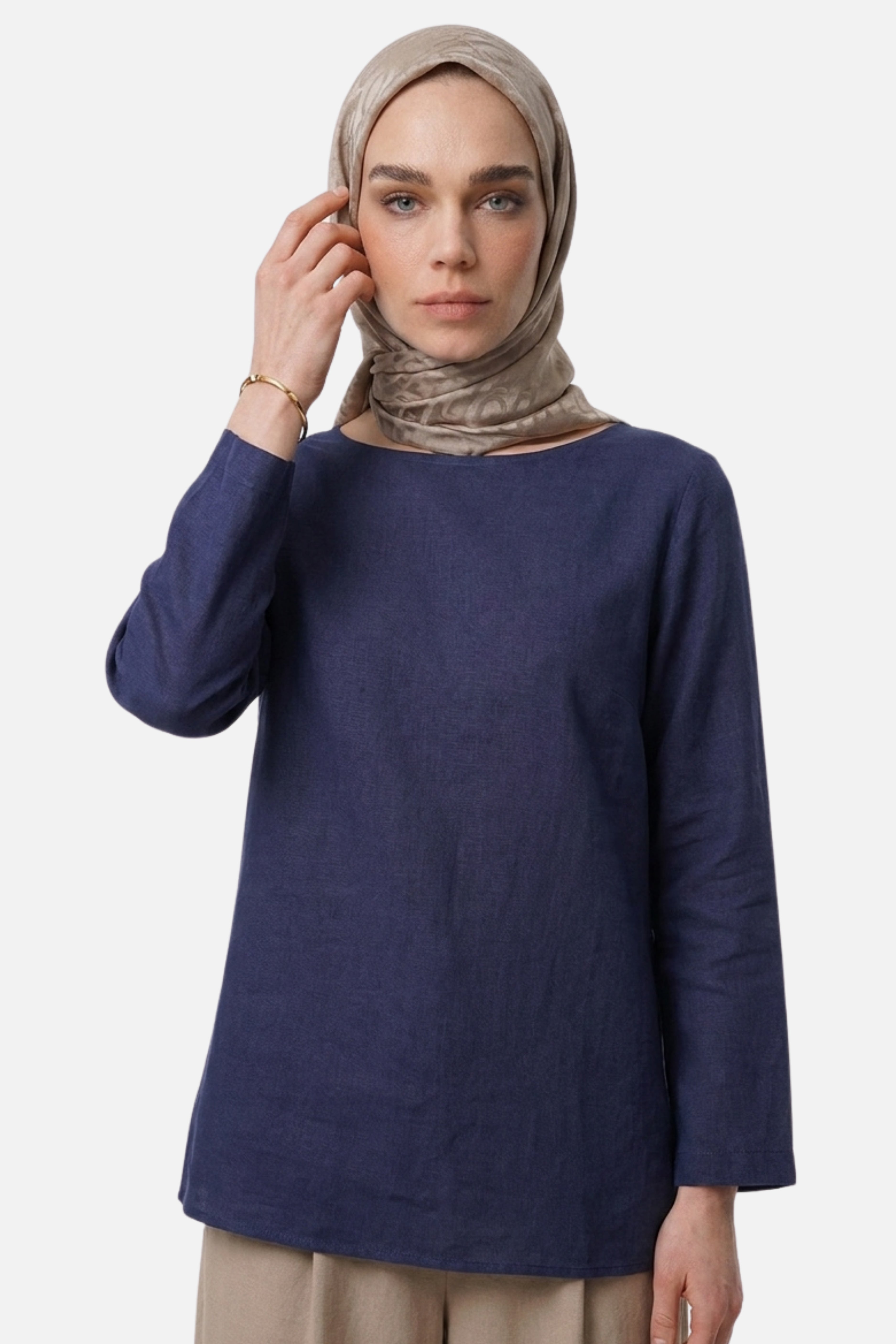 Chain Pattern Ayrobin Jacquard Scarf