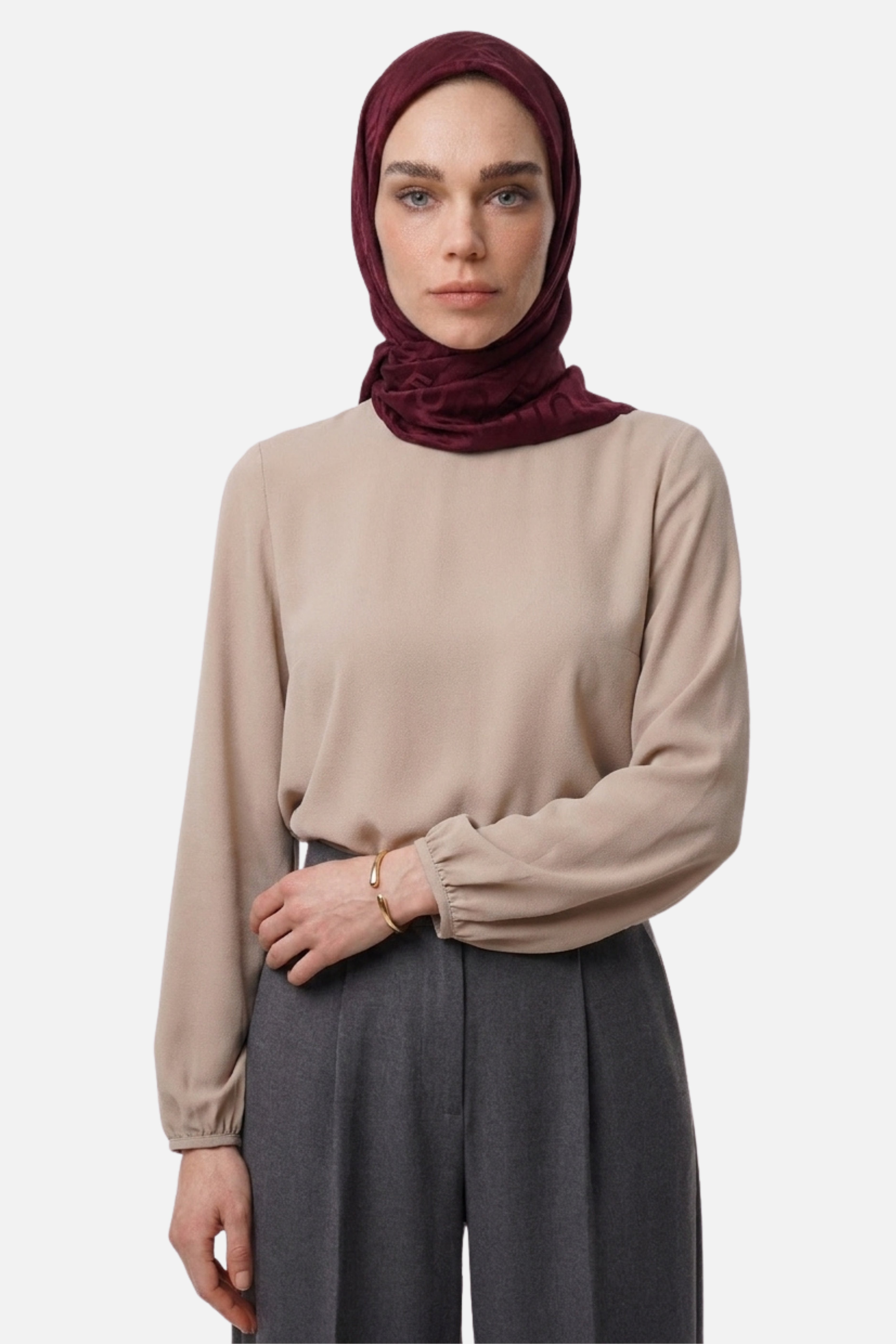 Chain Pattern Ayrobin Jacquard Scarf