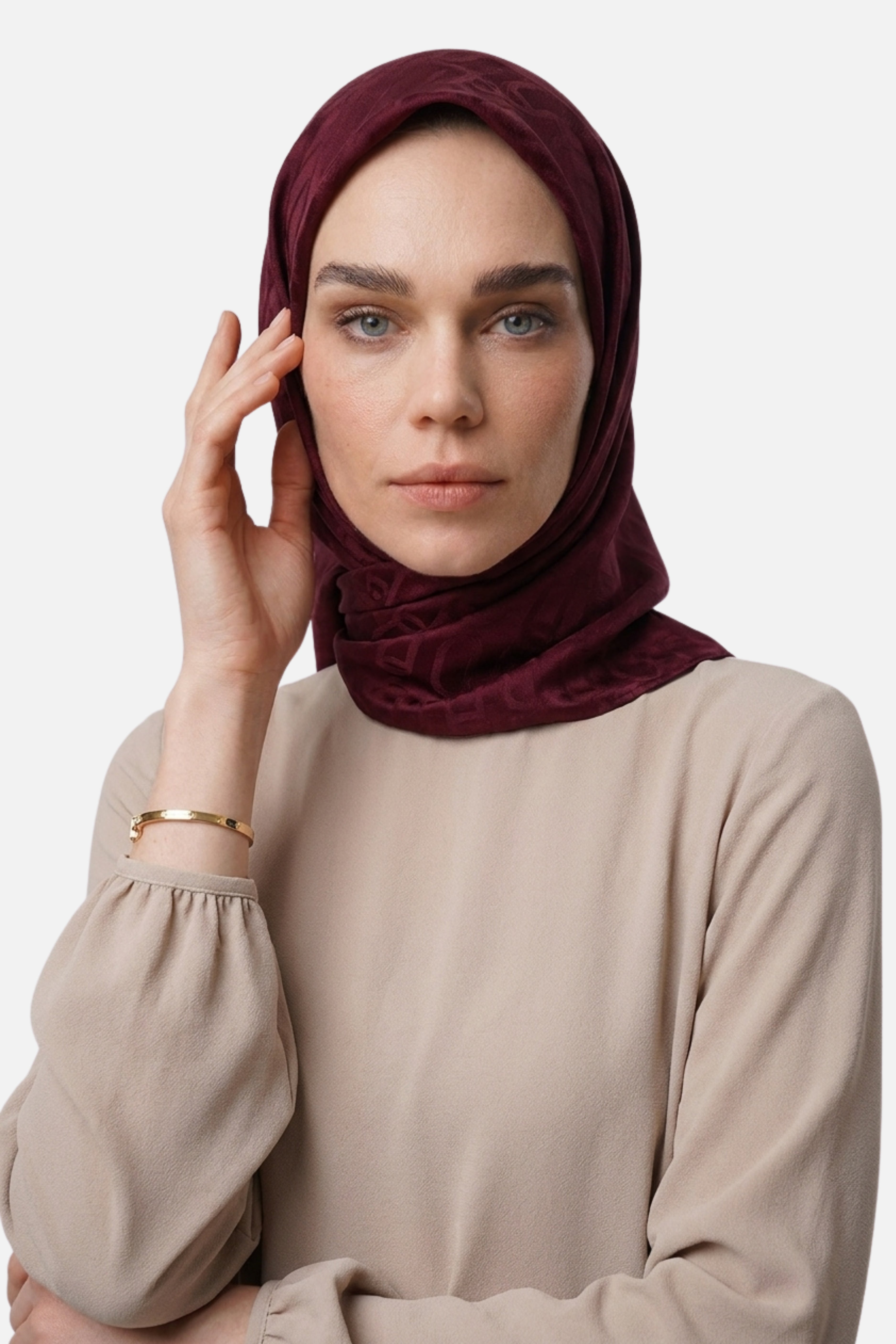 Chain Pattern Ayrobin Jacquard Scarf