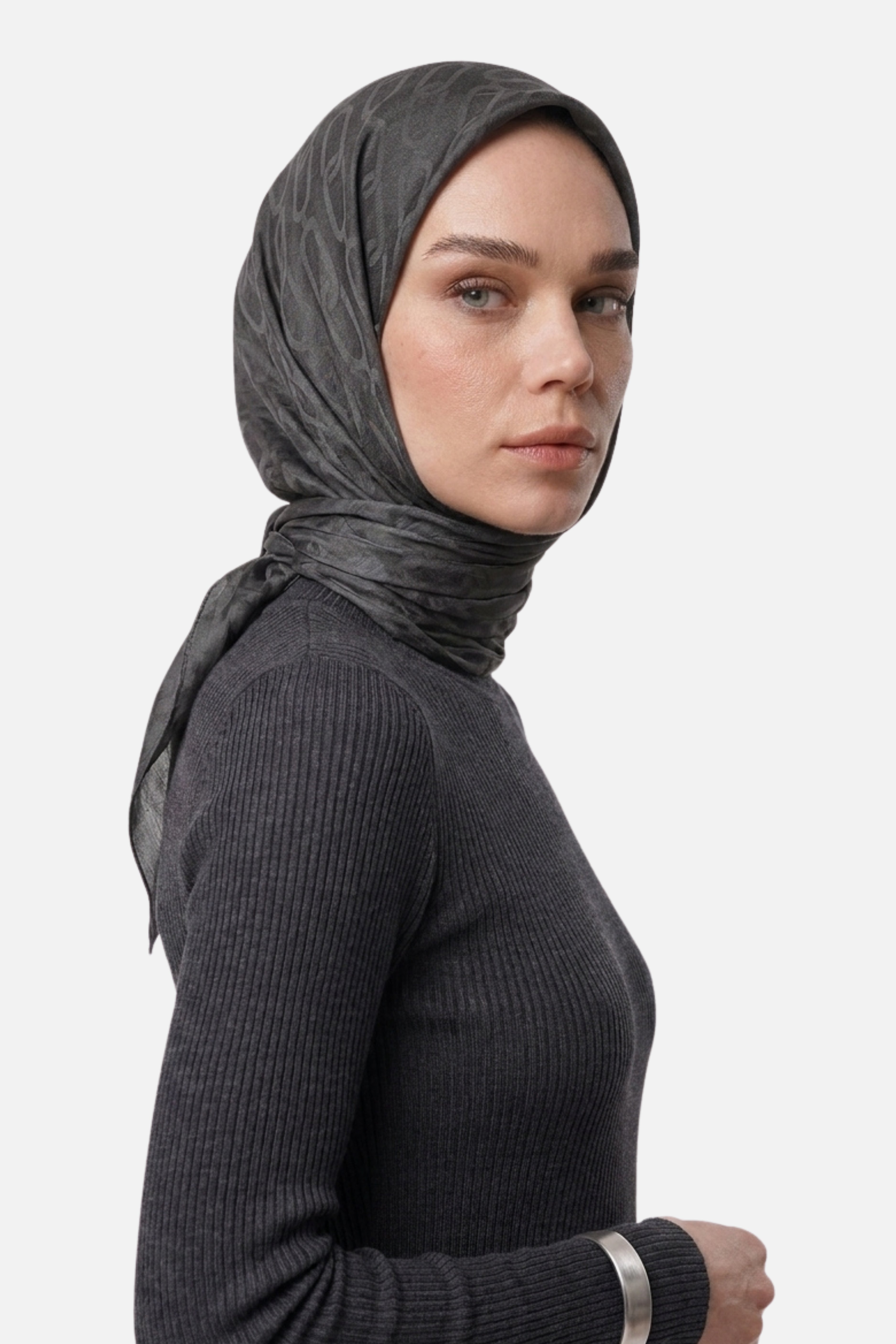 Chain Pattern Ayrobin Jacquard Scarf