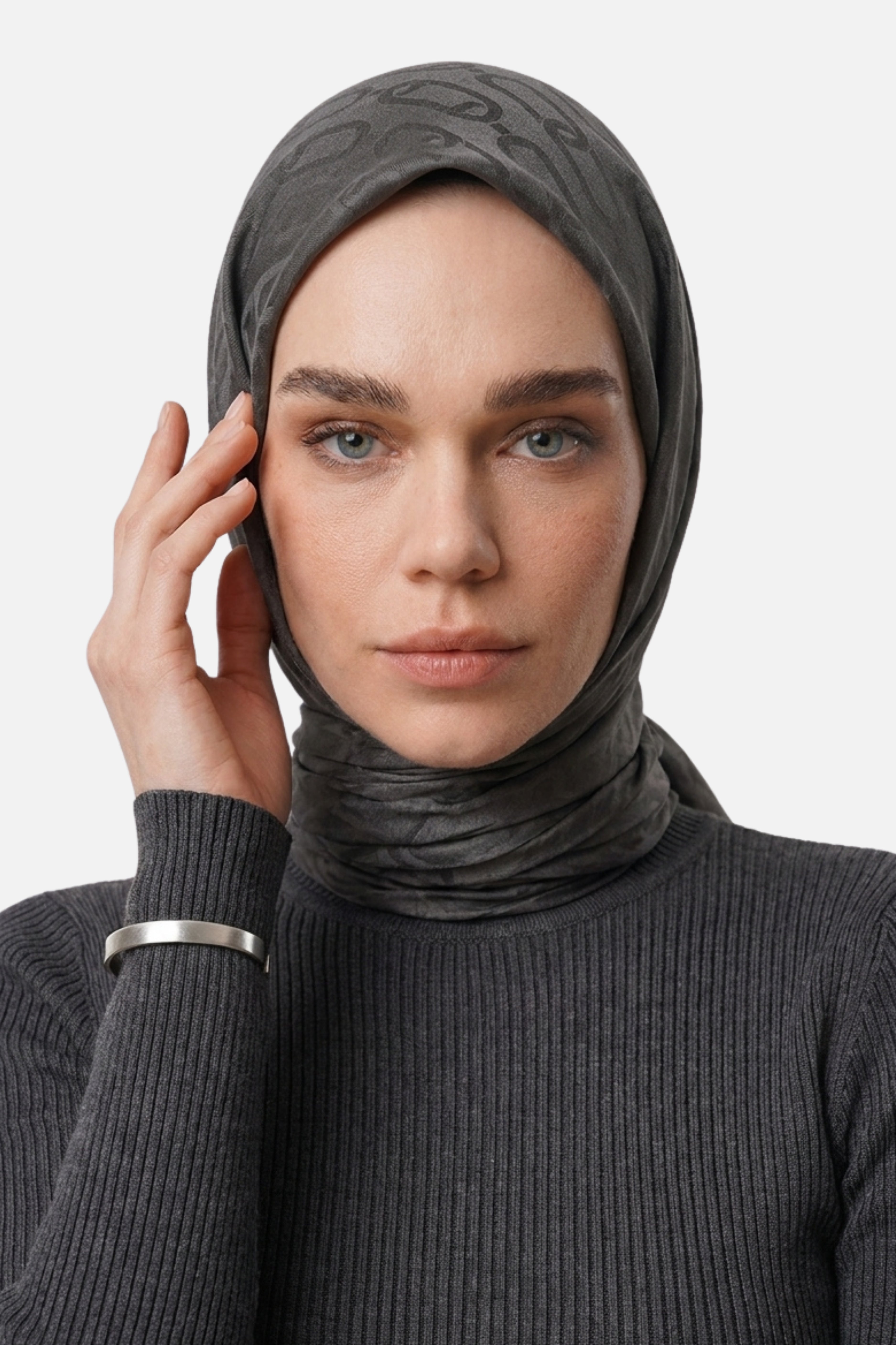 Chain Pattern Ayrobin Jacquard Scarf
