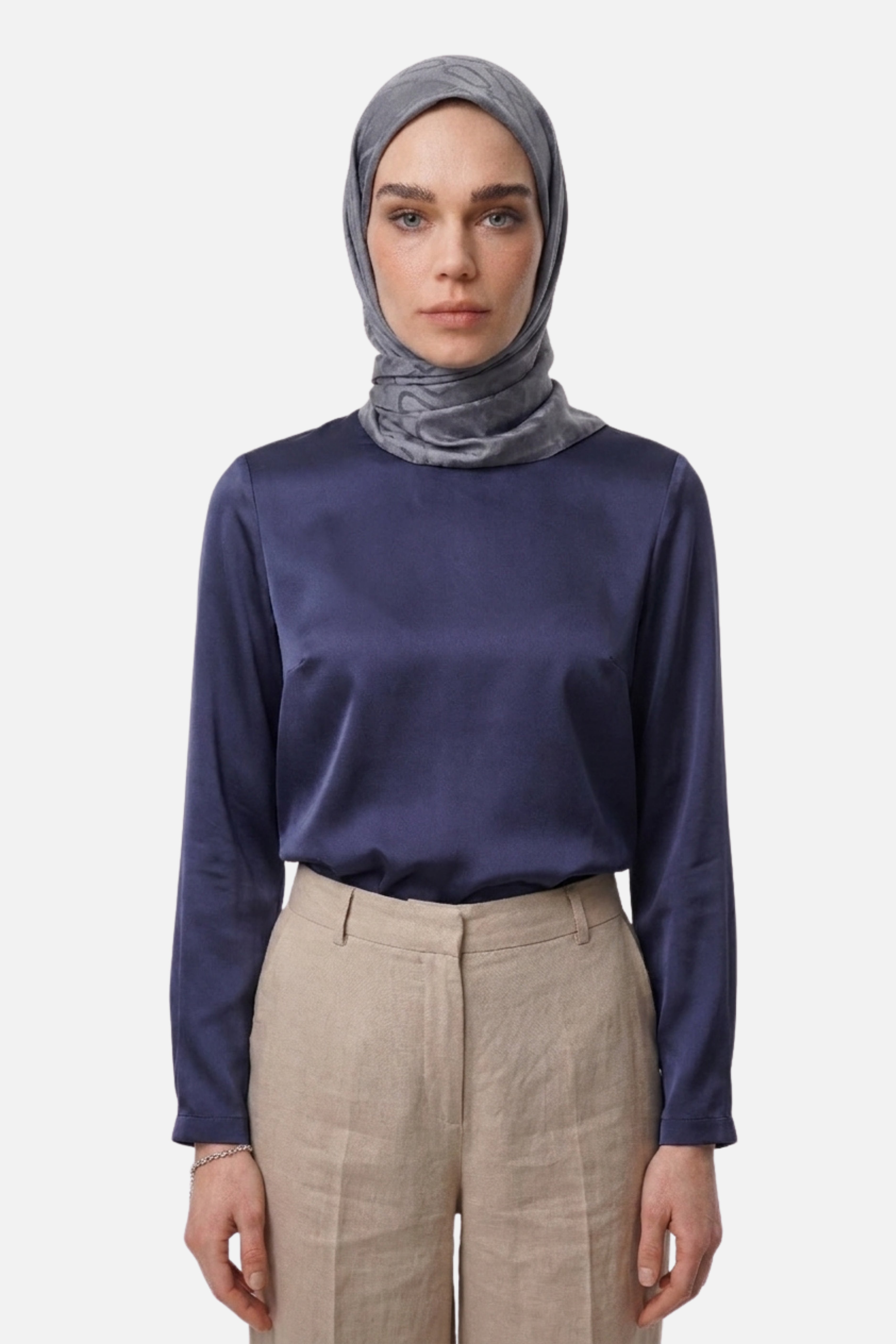 Chain Pattern Ayrobin Jacquard Scarf