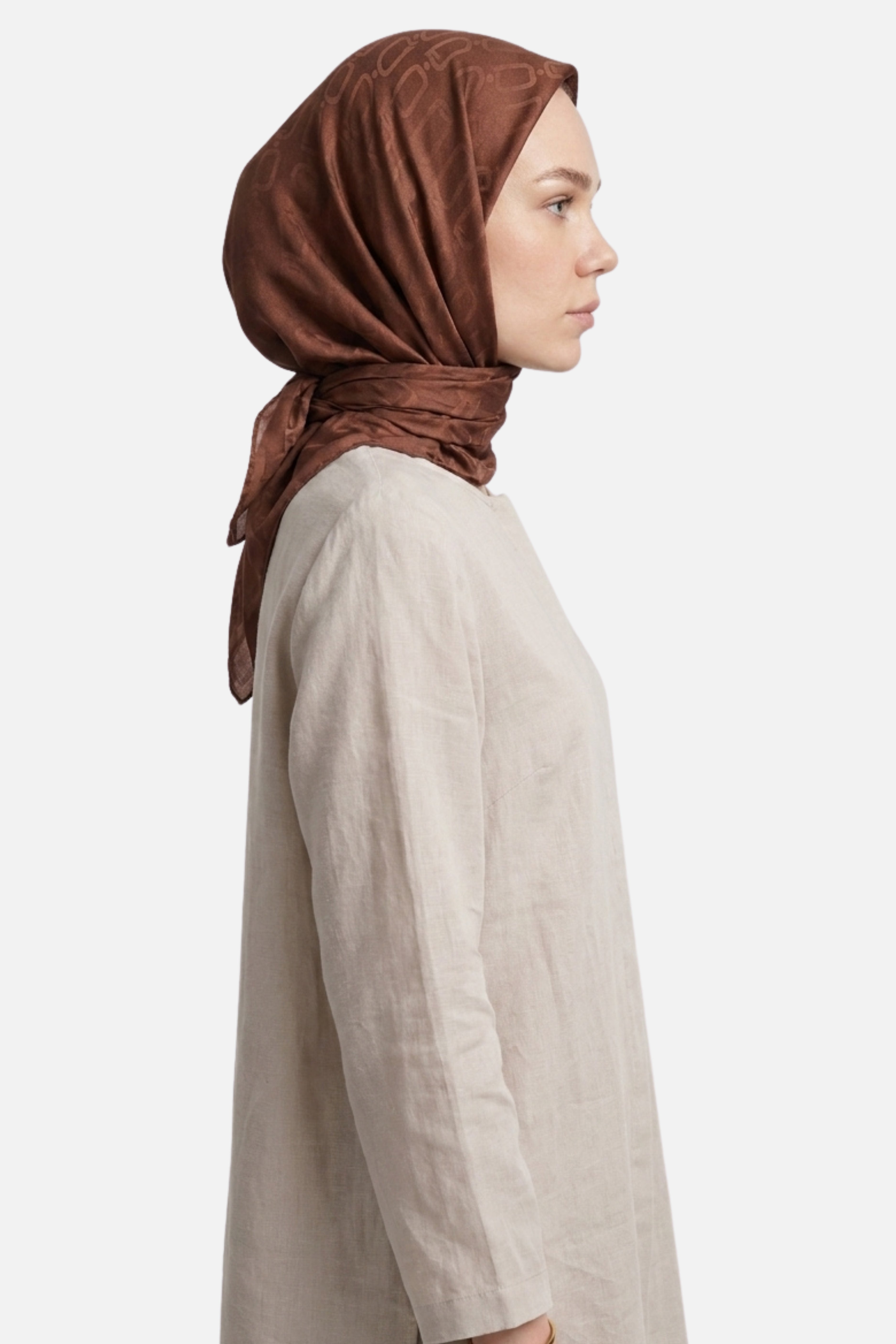 Chain Pattern Ayrobin Jacquard Scarf
