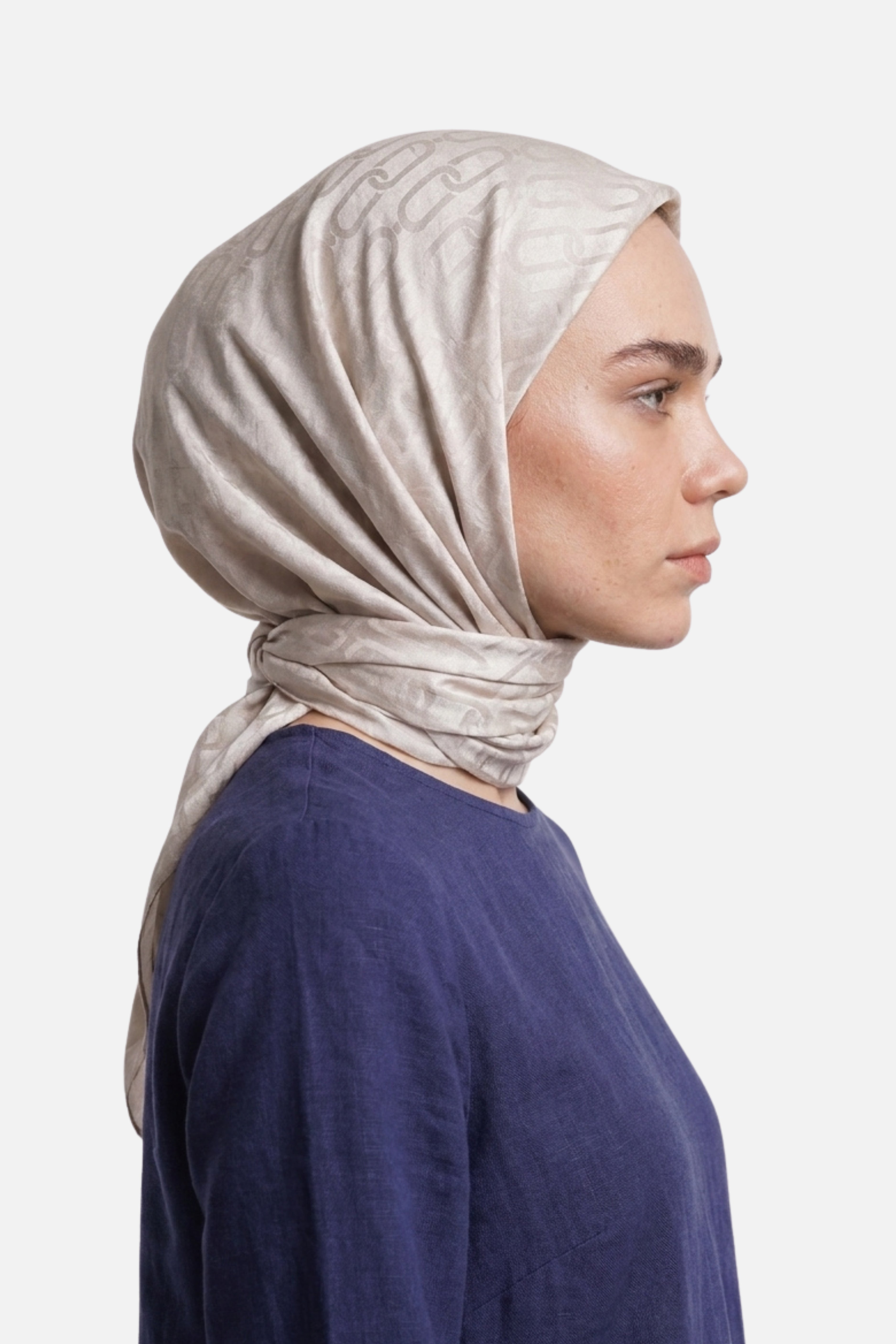 Chain Pattern Ayrobin Jacquard Scarf