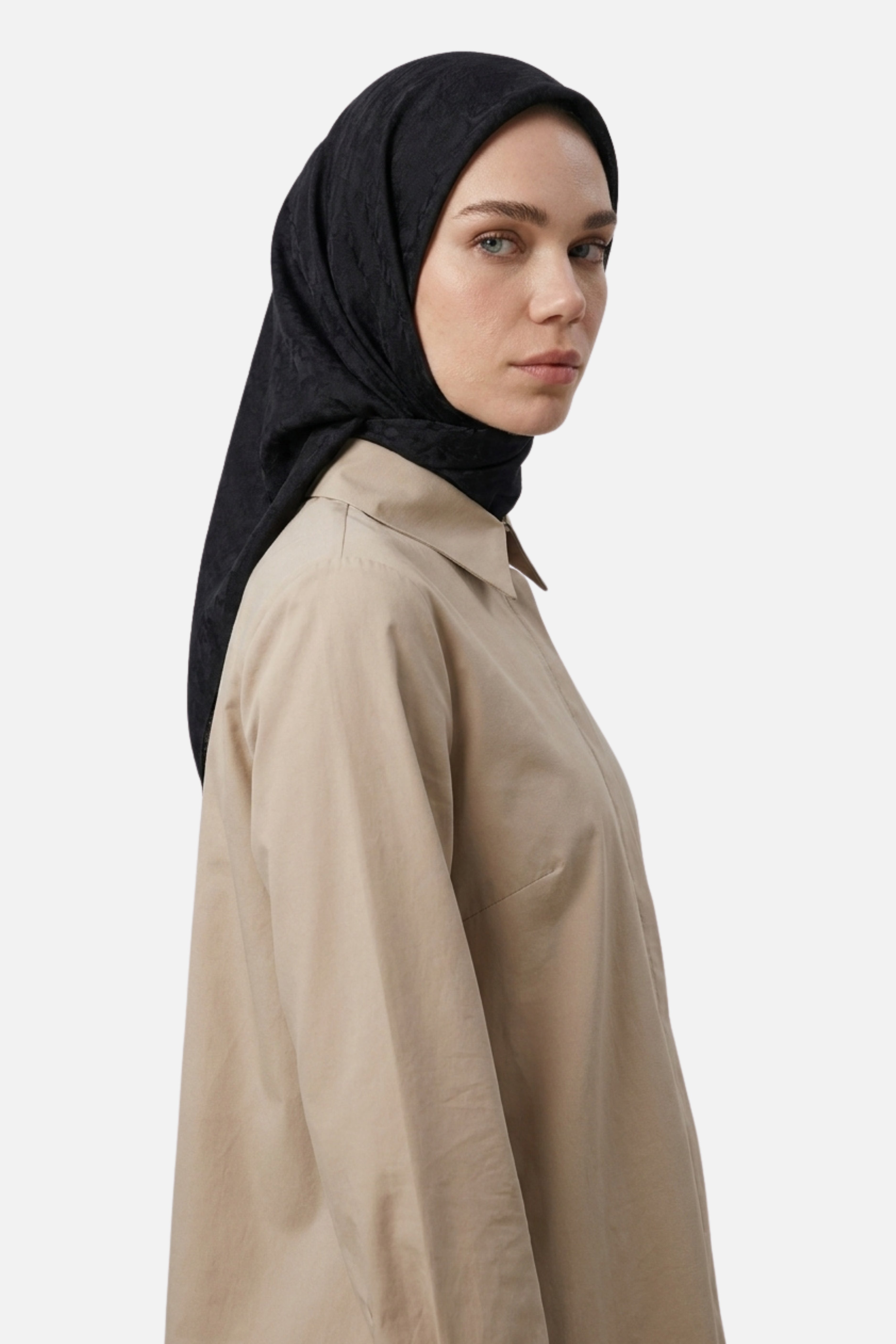 Pulse Pattern Airubin Jacquard Scarf