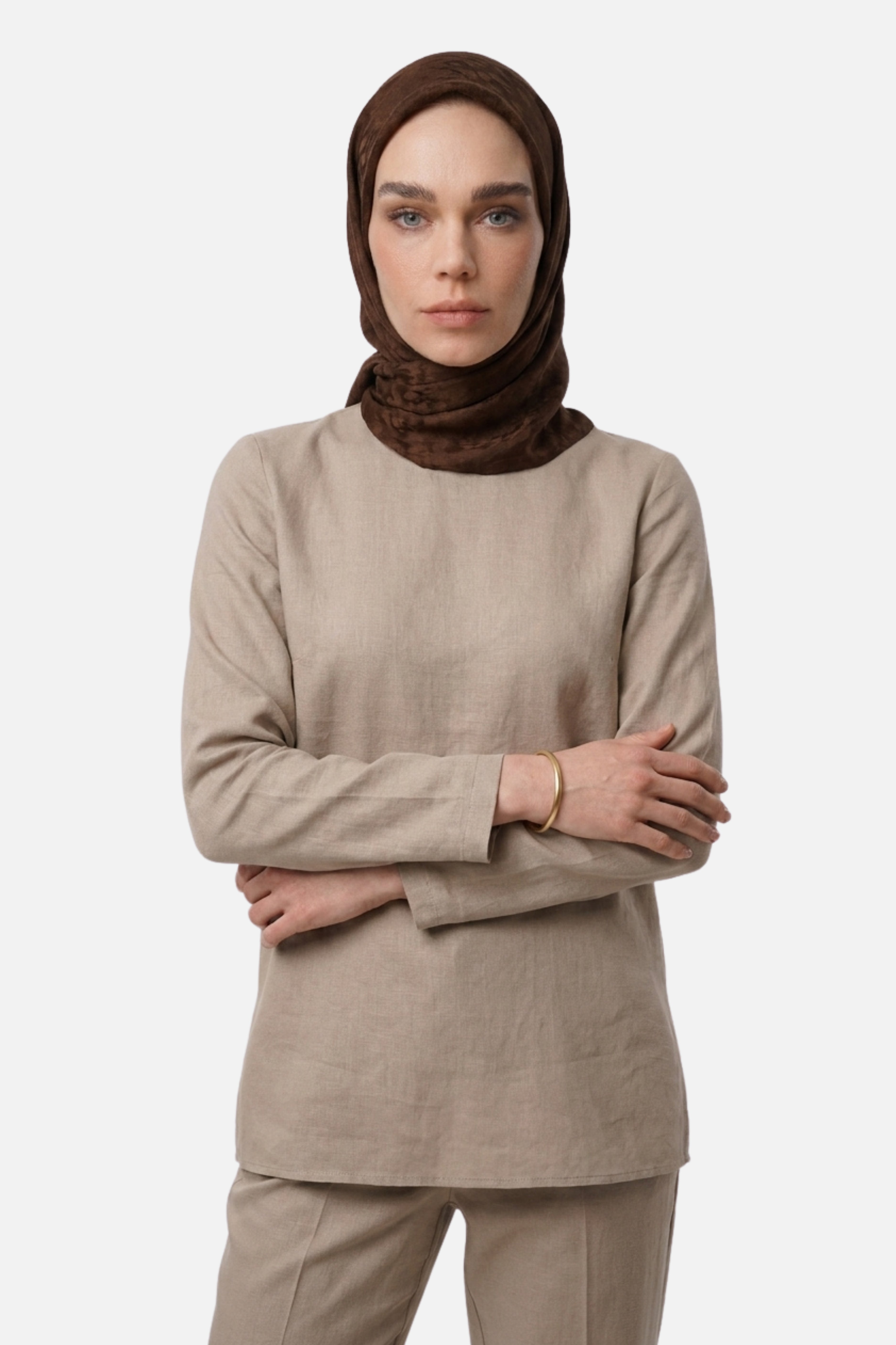 Pulse Pattern Airubin Jacquard Scarf