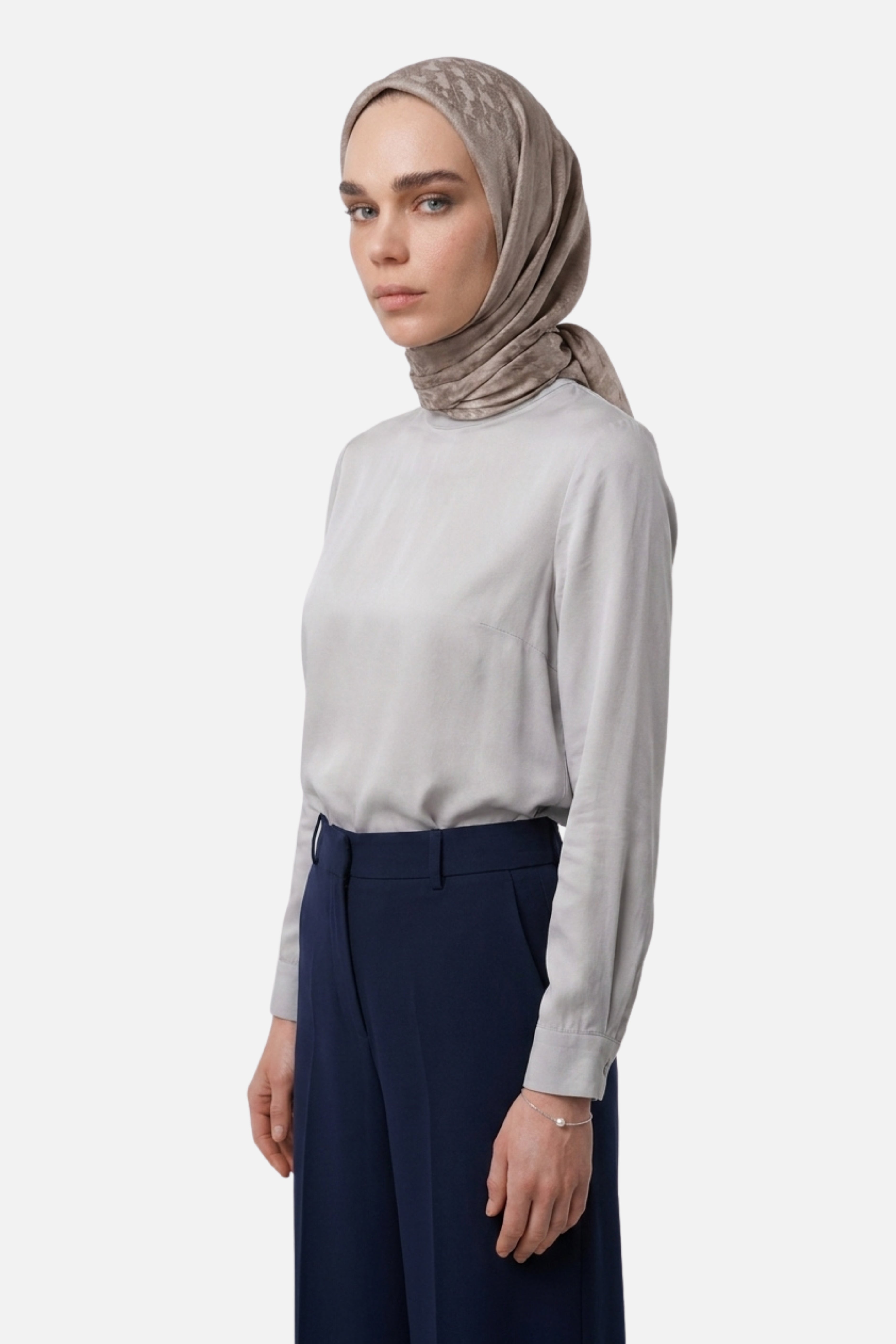 Pulse Pattern Airubin Jacquard Scarf