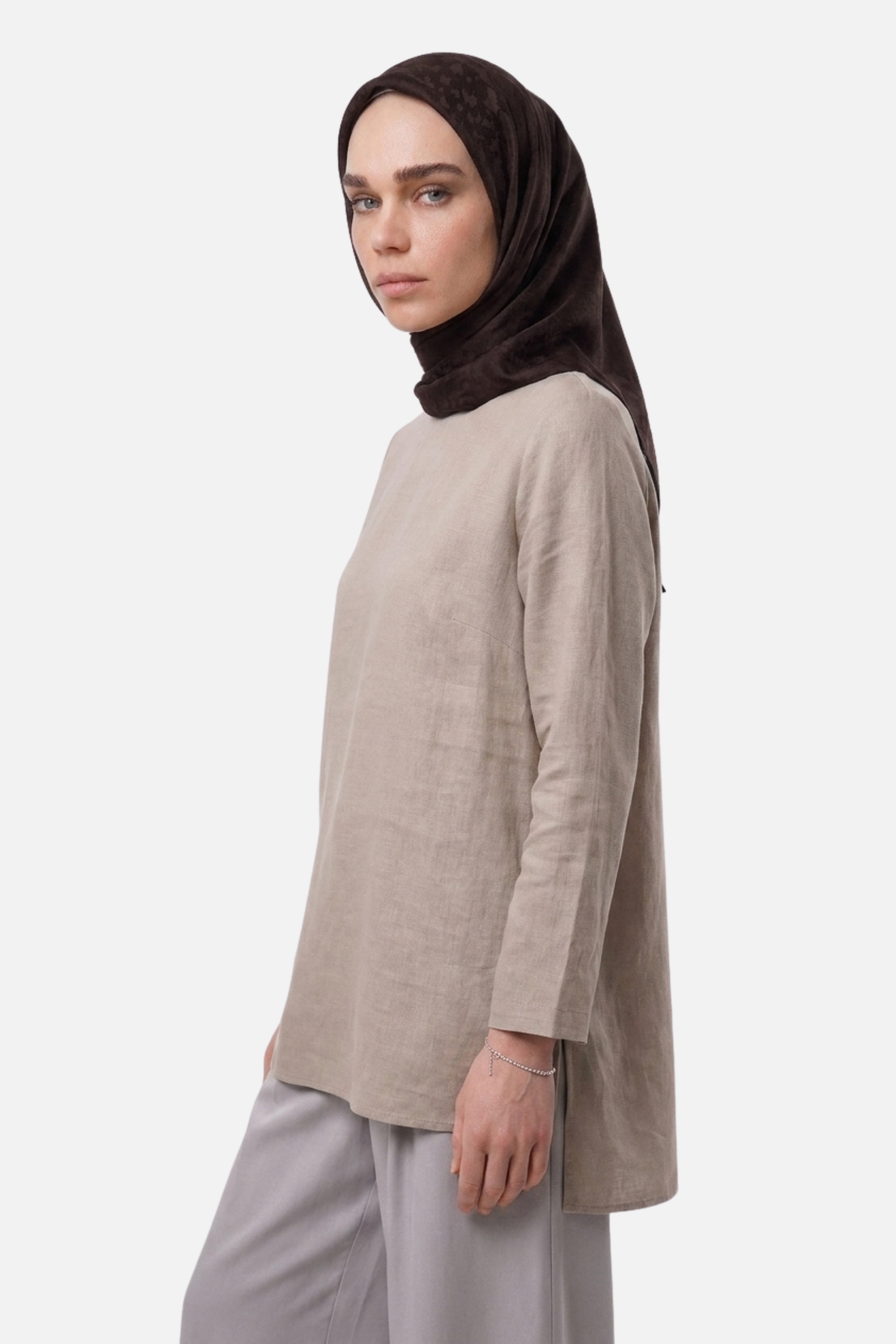 Pulse Pattern Airubin Jacquard Scarf