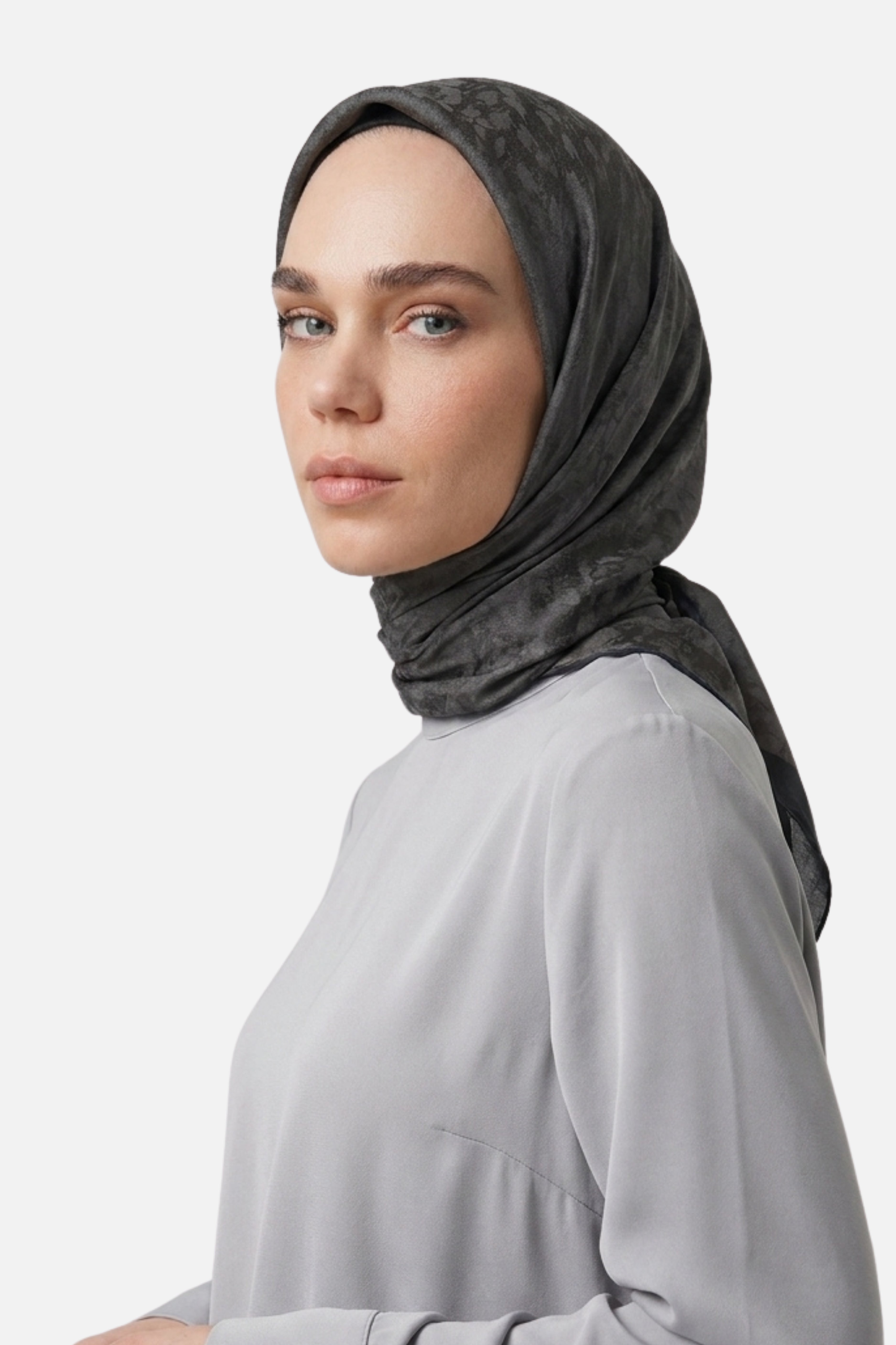 Pulse Pattern Airubin Jacquard Scarf