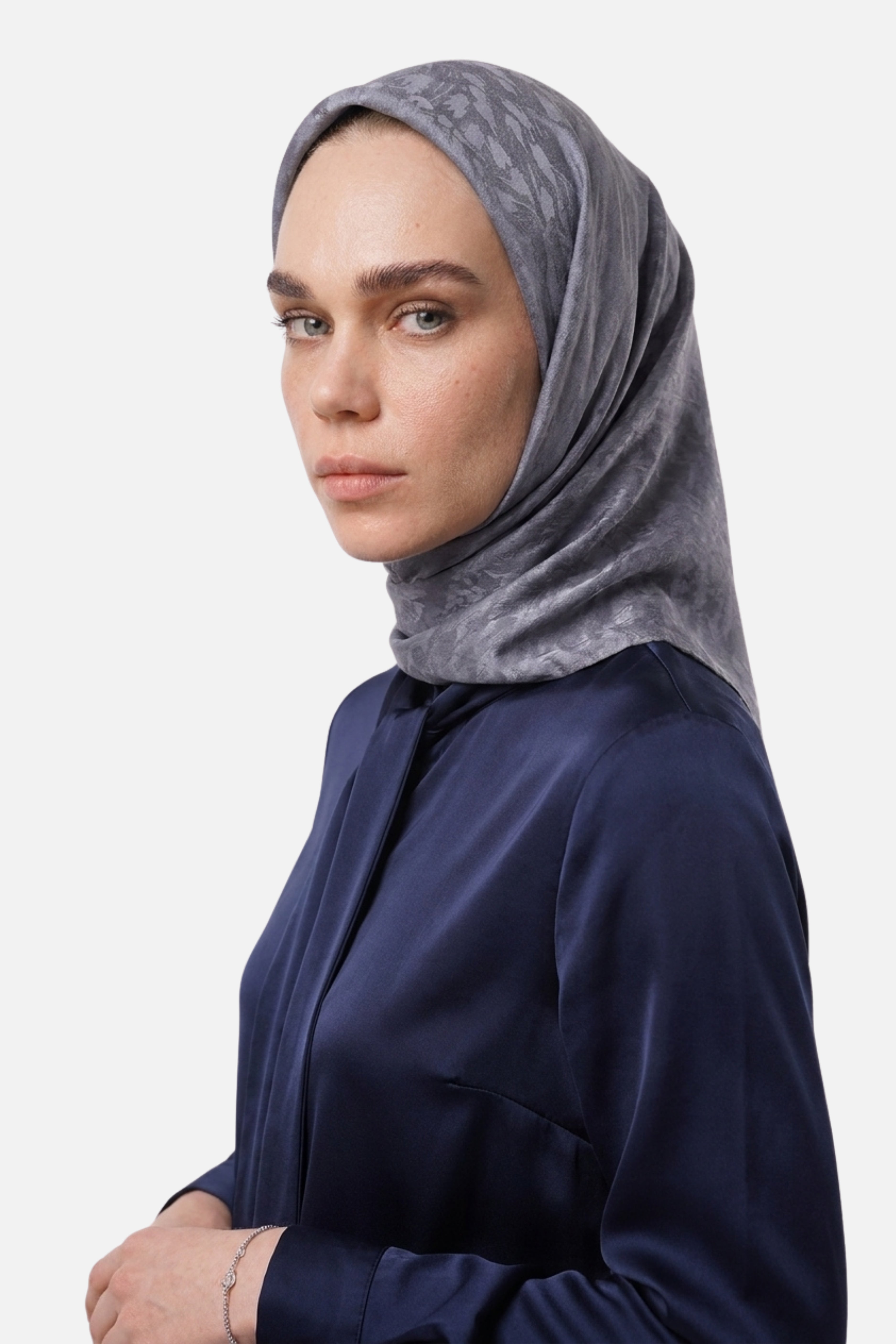 Pulse Pattern Airubin Jacquard Scarf
