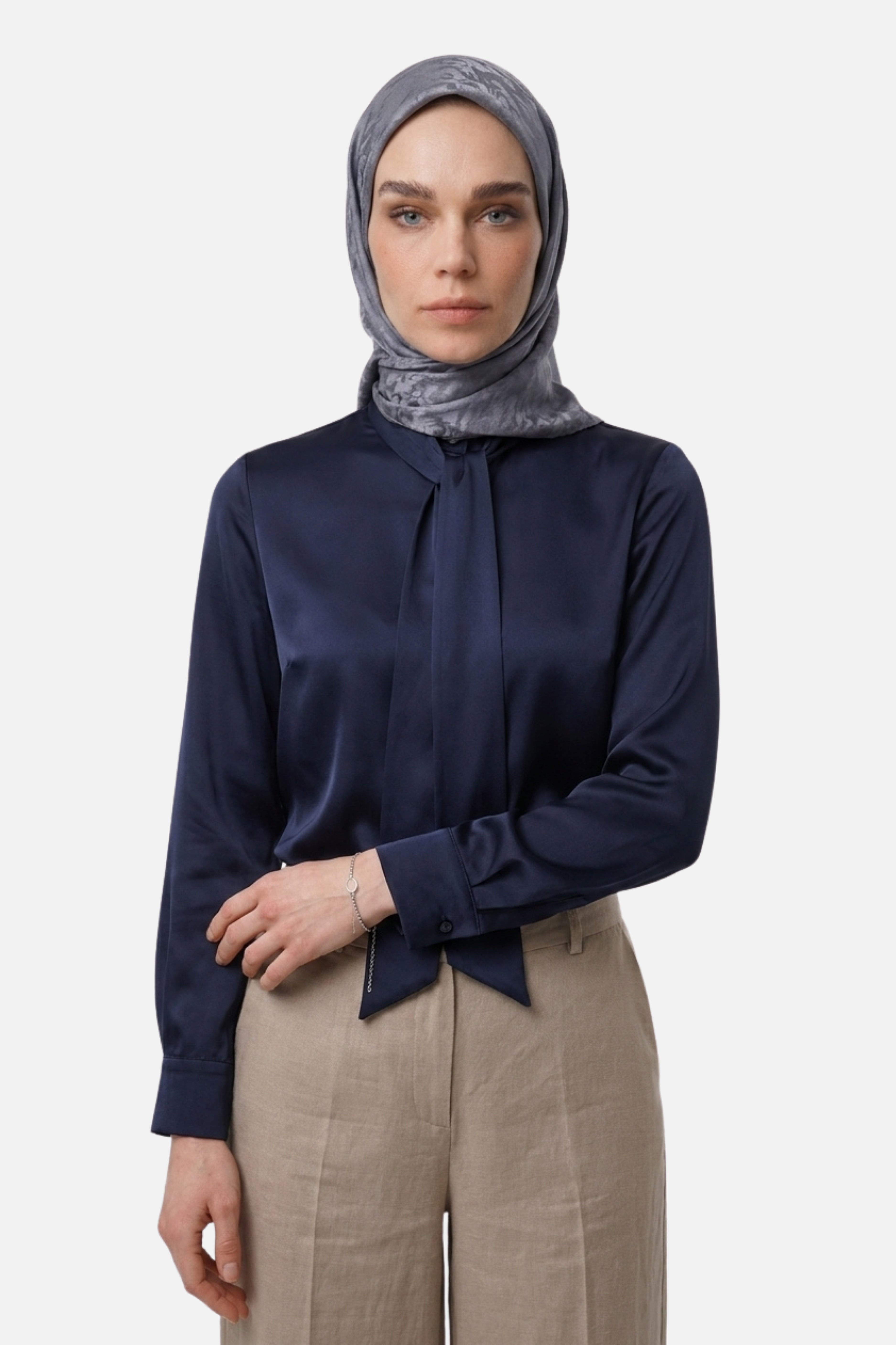 Pulse Pattern Airubin Jacquard Scarf