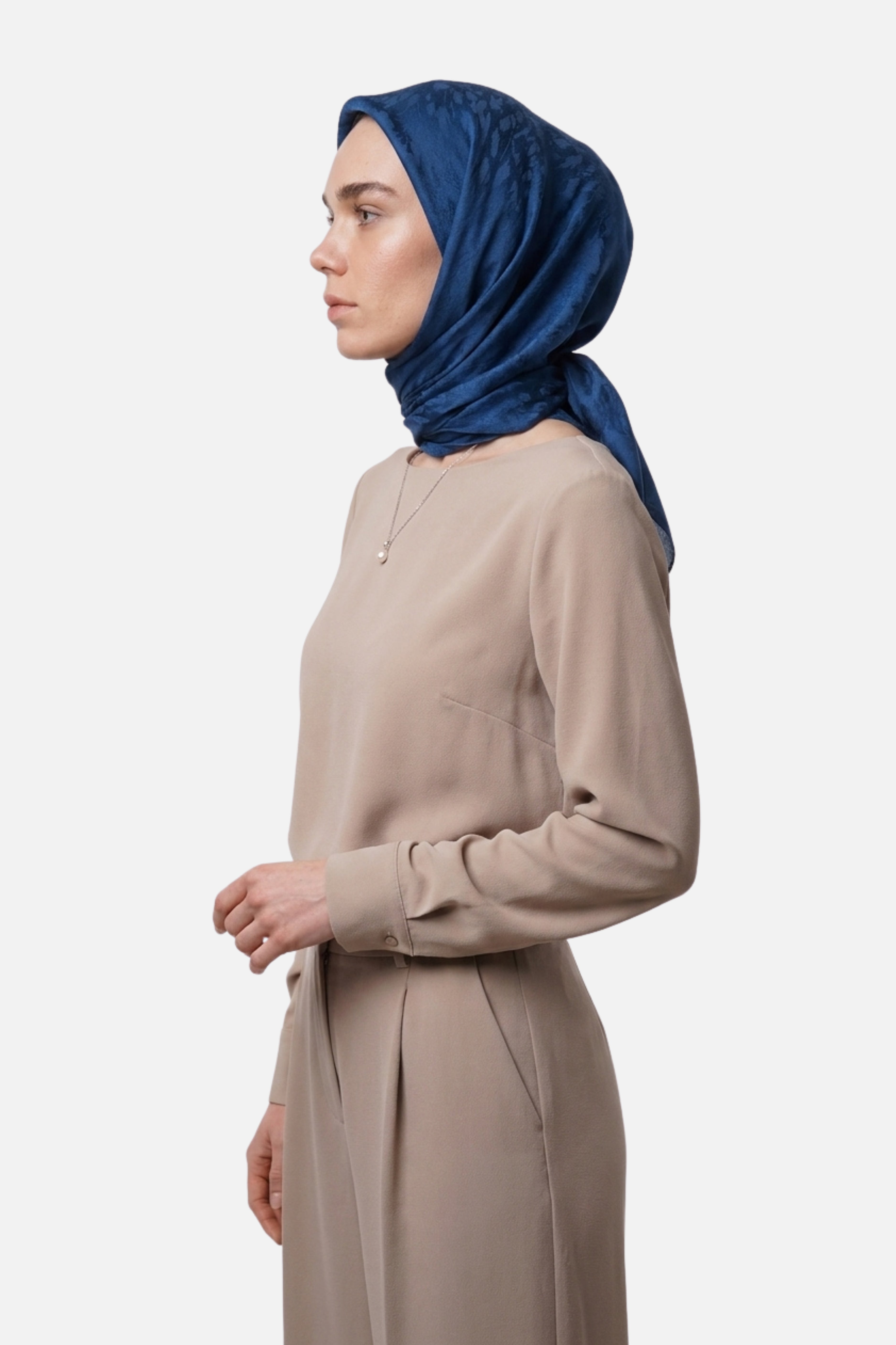 Pulse Pattern Airubin Jacquard Scarf