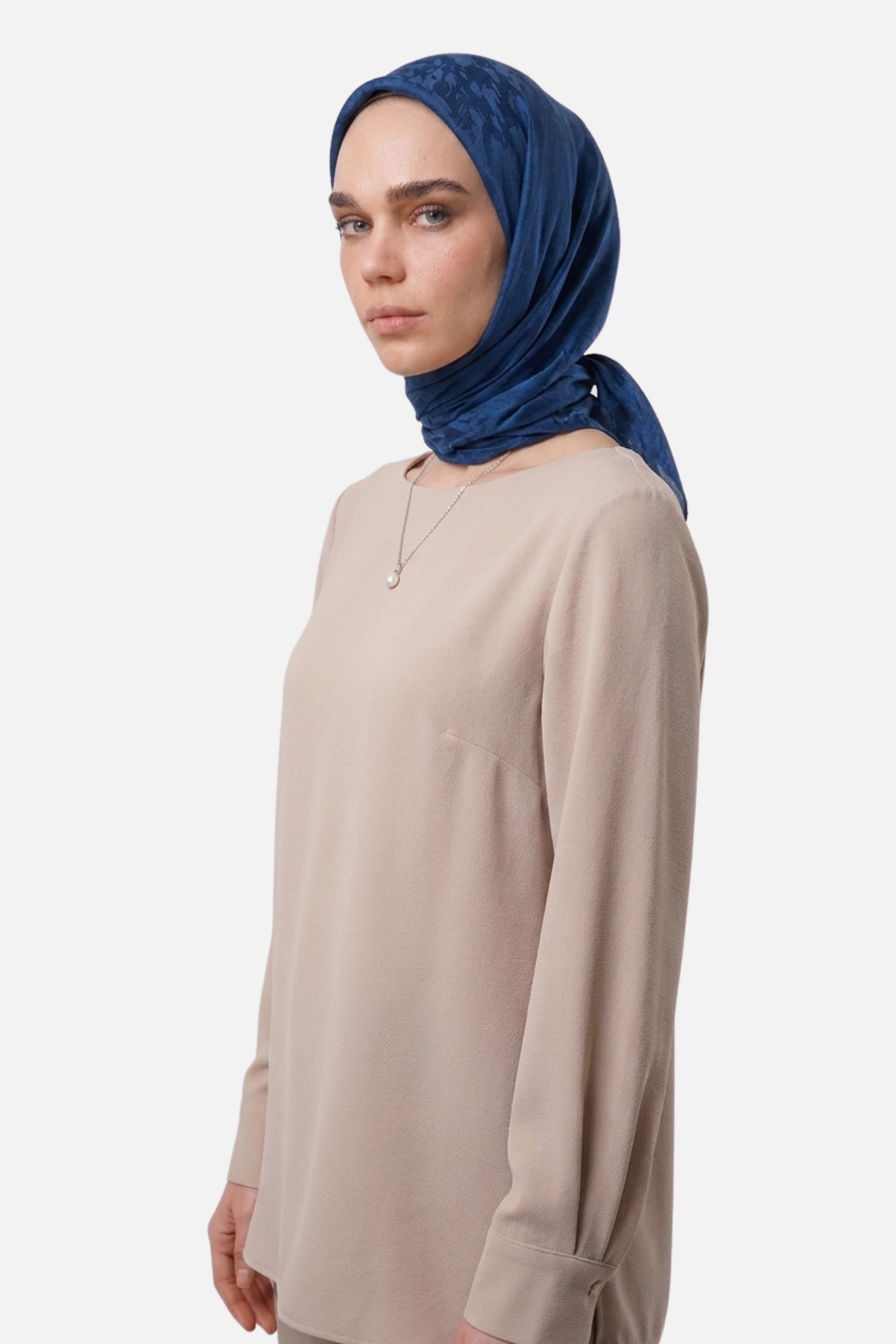 Pulse Pattern Airubin Jacquard Scarf