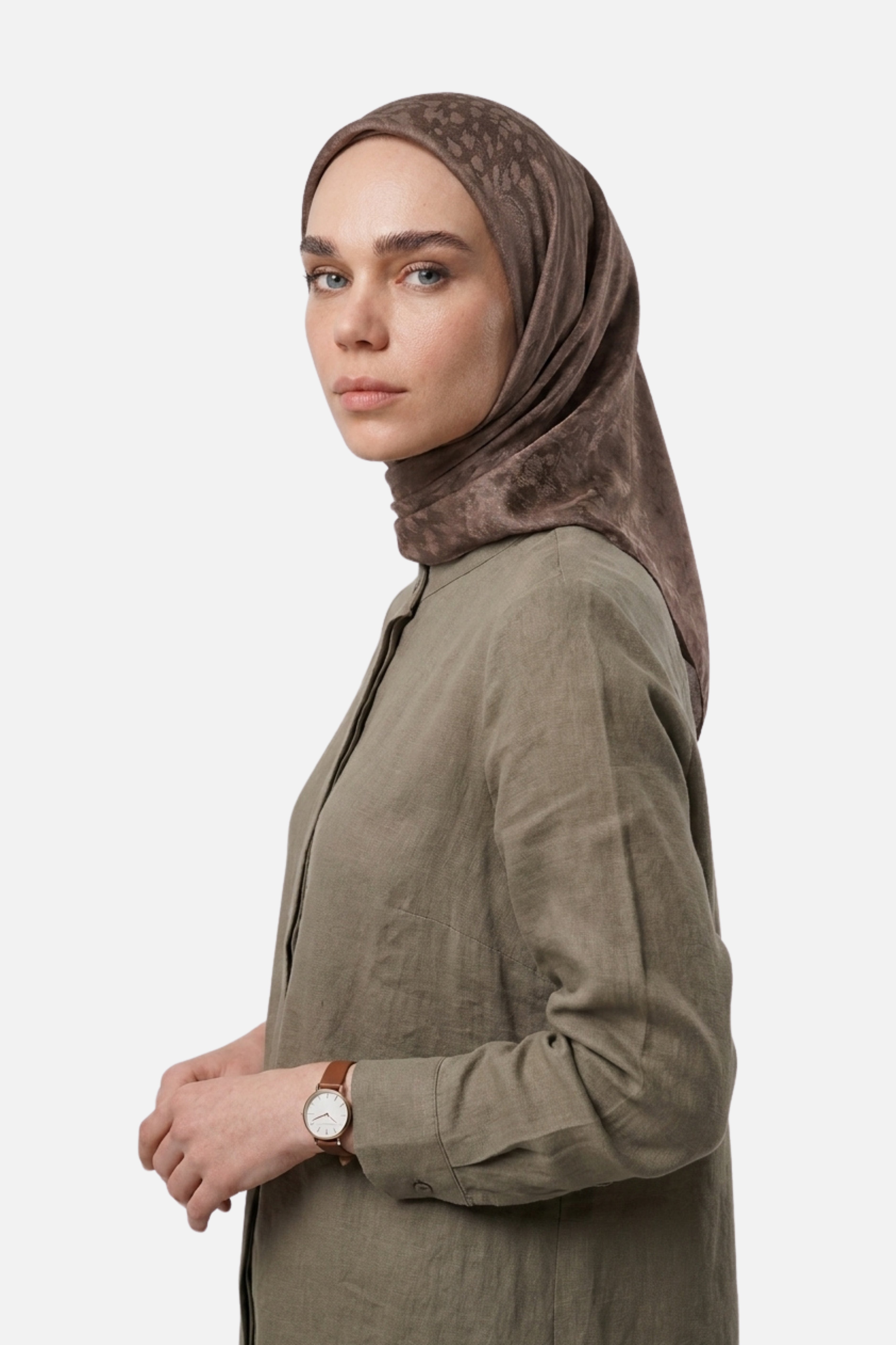Pulse Pattern Airubin Jacquard Scarf