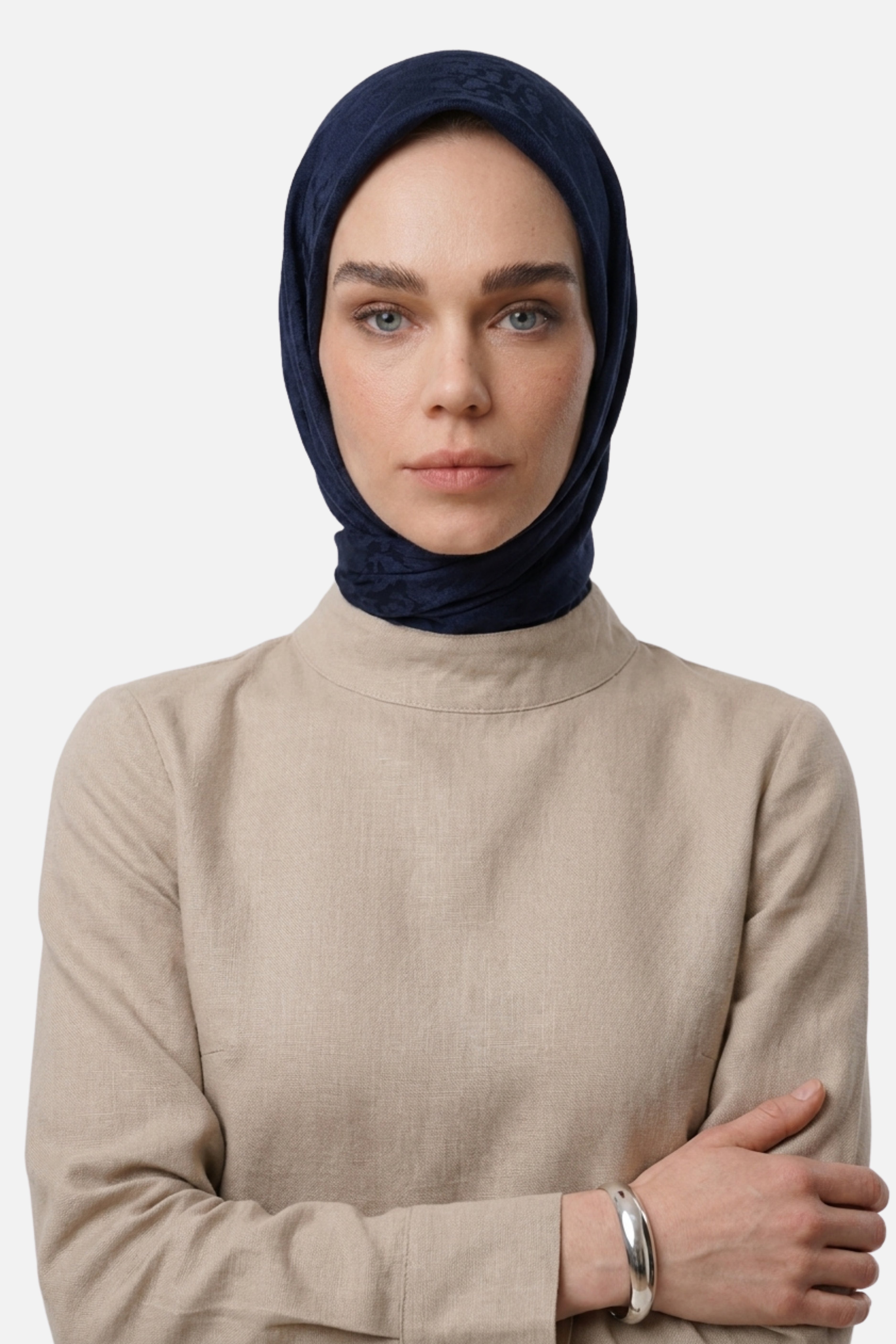 Pulse Pattern Airubin Jacquard Scarf