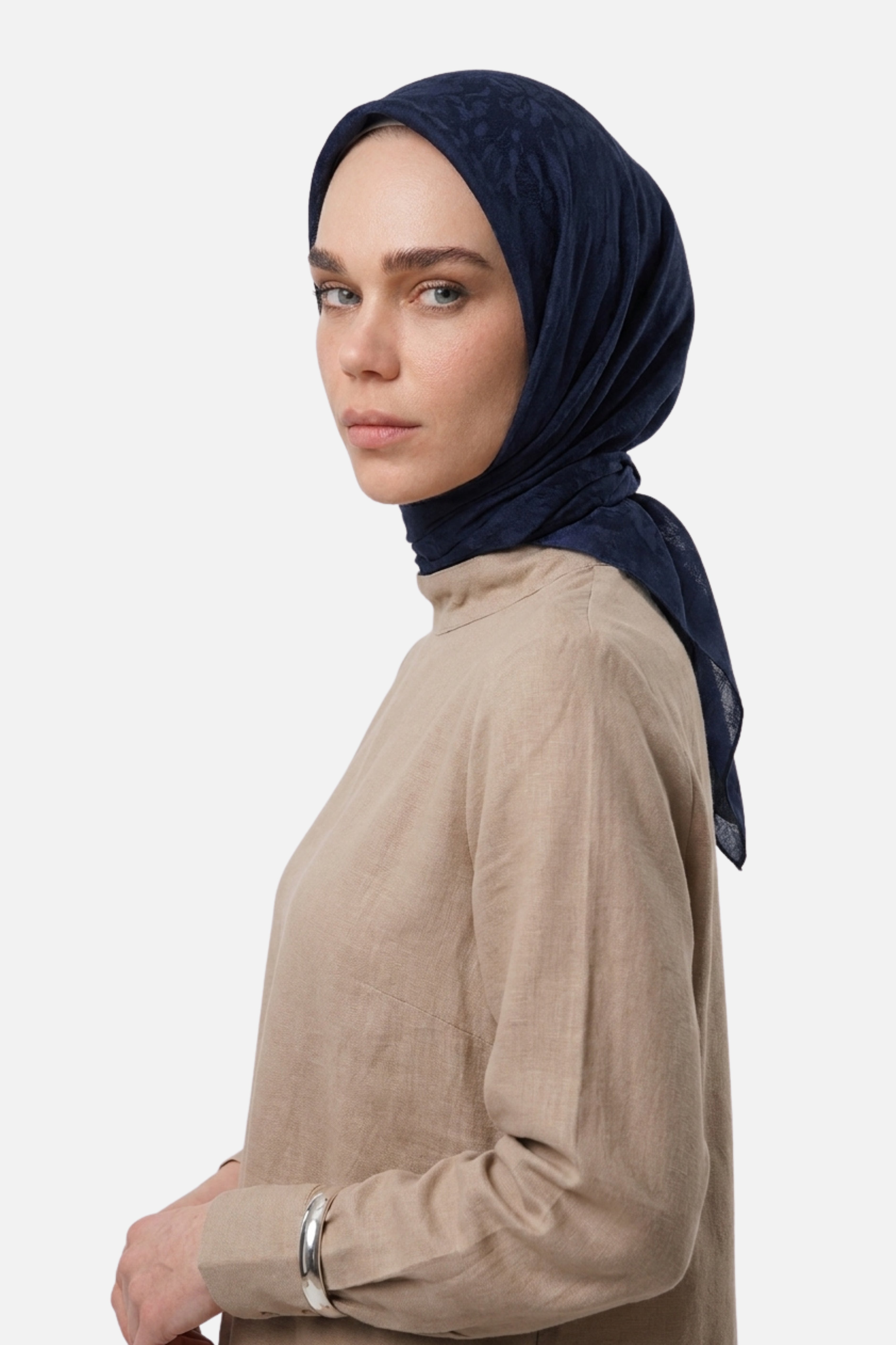Pulse Pattern Airubin Jacquard Scarf