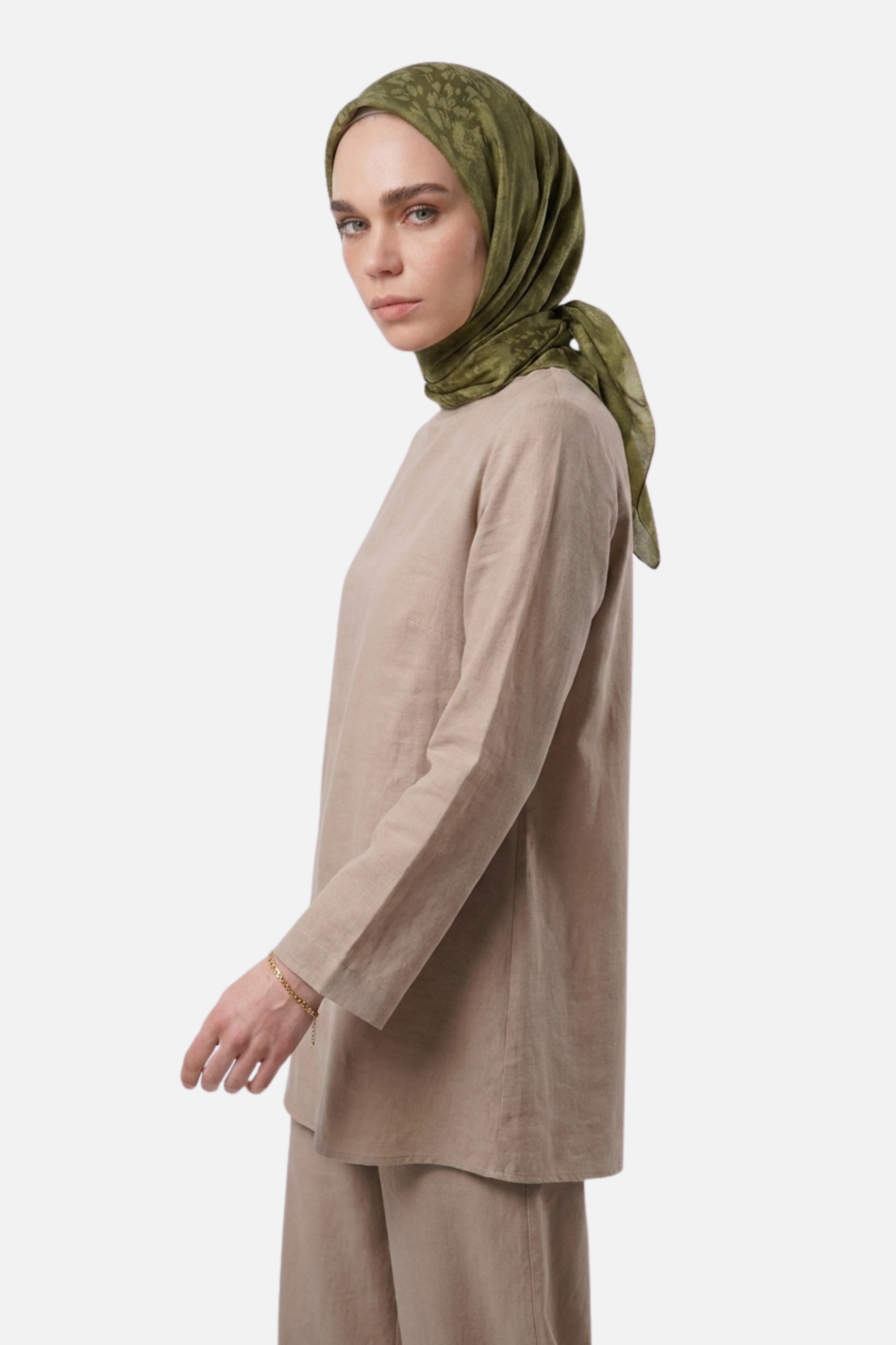 Pulse Pattern Airubin Jacquard Scarf