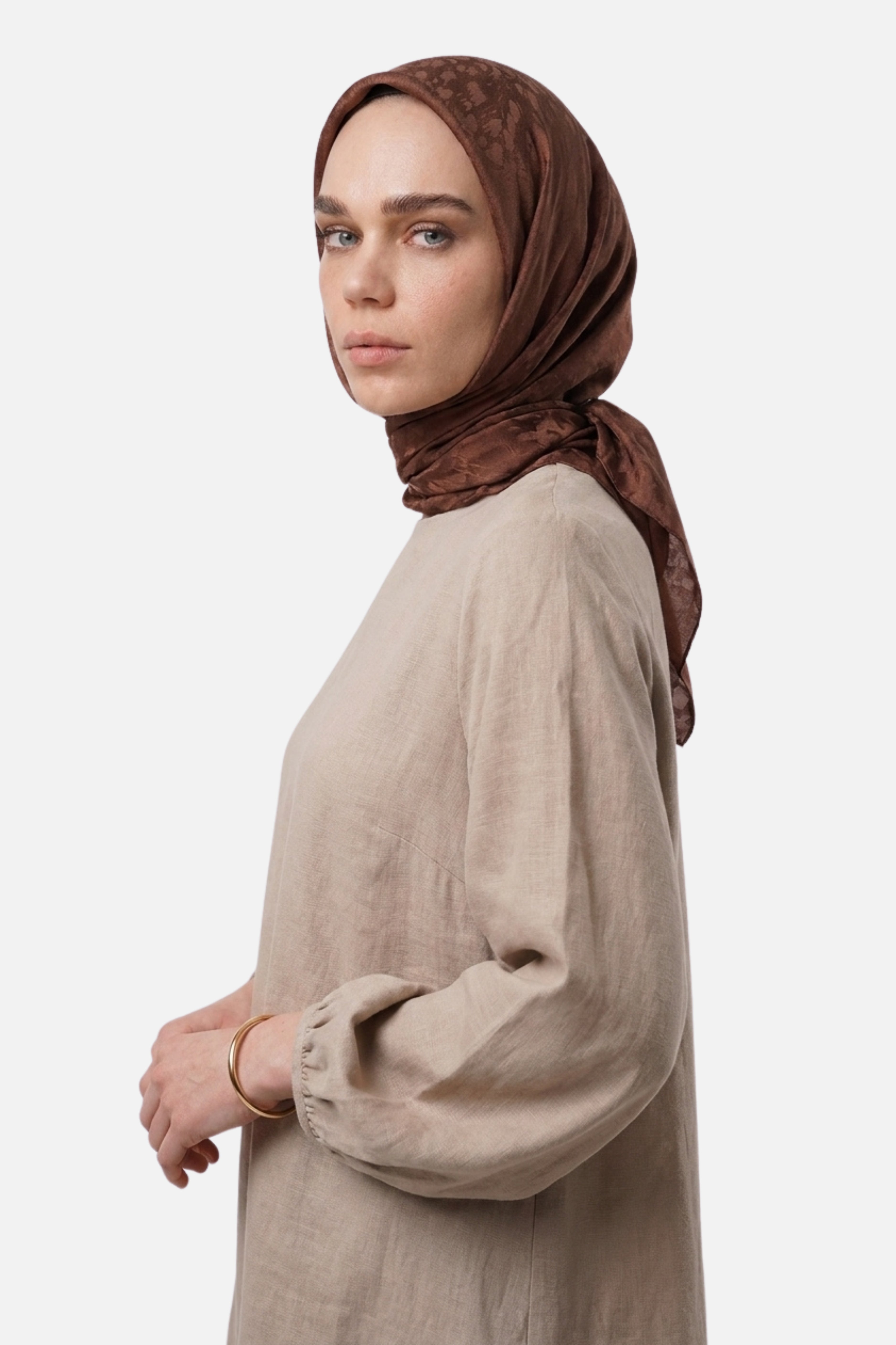Pulse Pattern Airubin Jacquard Scarf