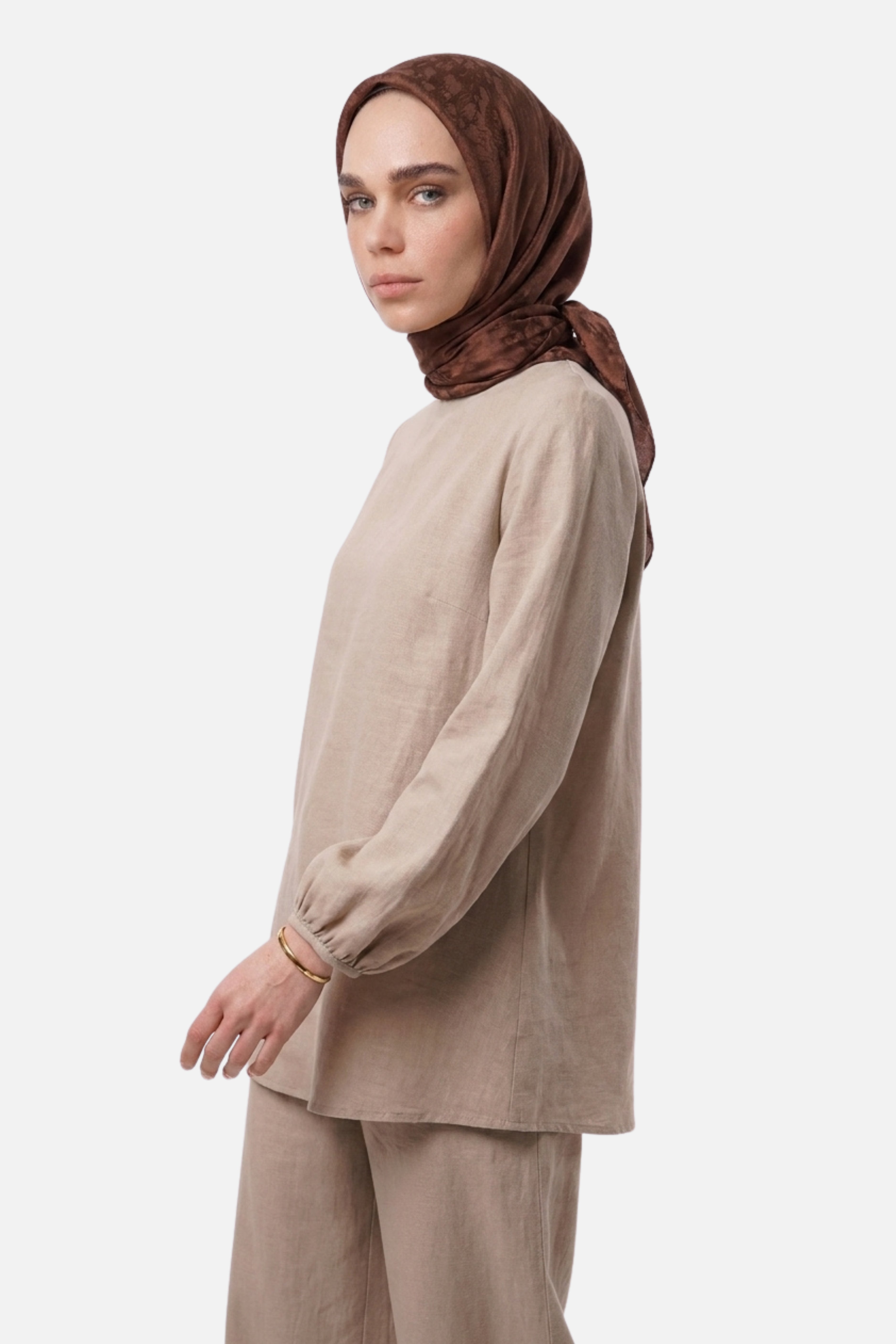 Pulse Pattern Airubin Jacquard Scarf