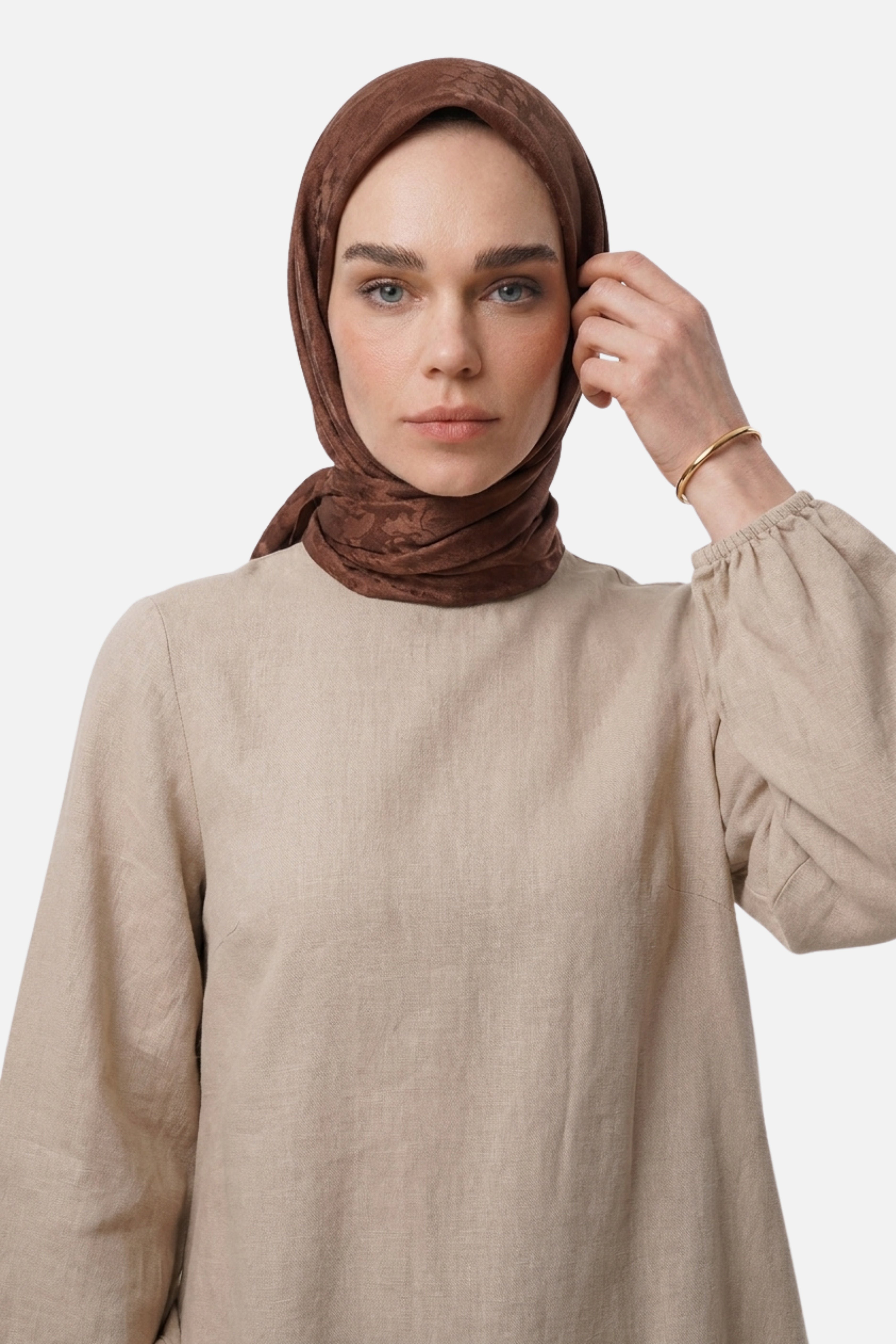 Pulse Pattern Airubin Jacquard Scarf