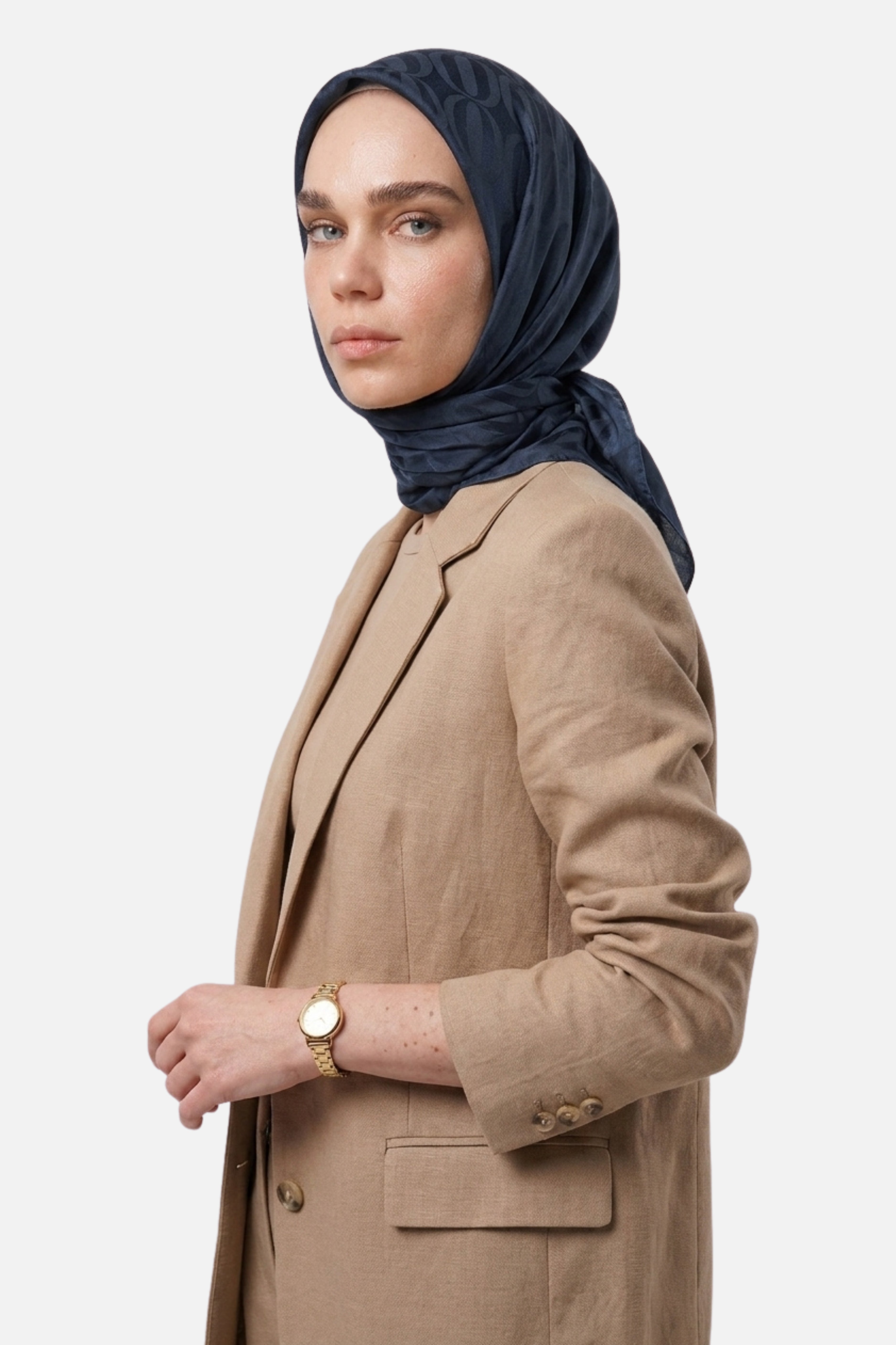 Dune Pattern Ayrobin Jacquard Scarf