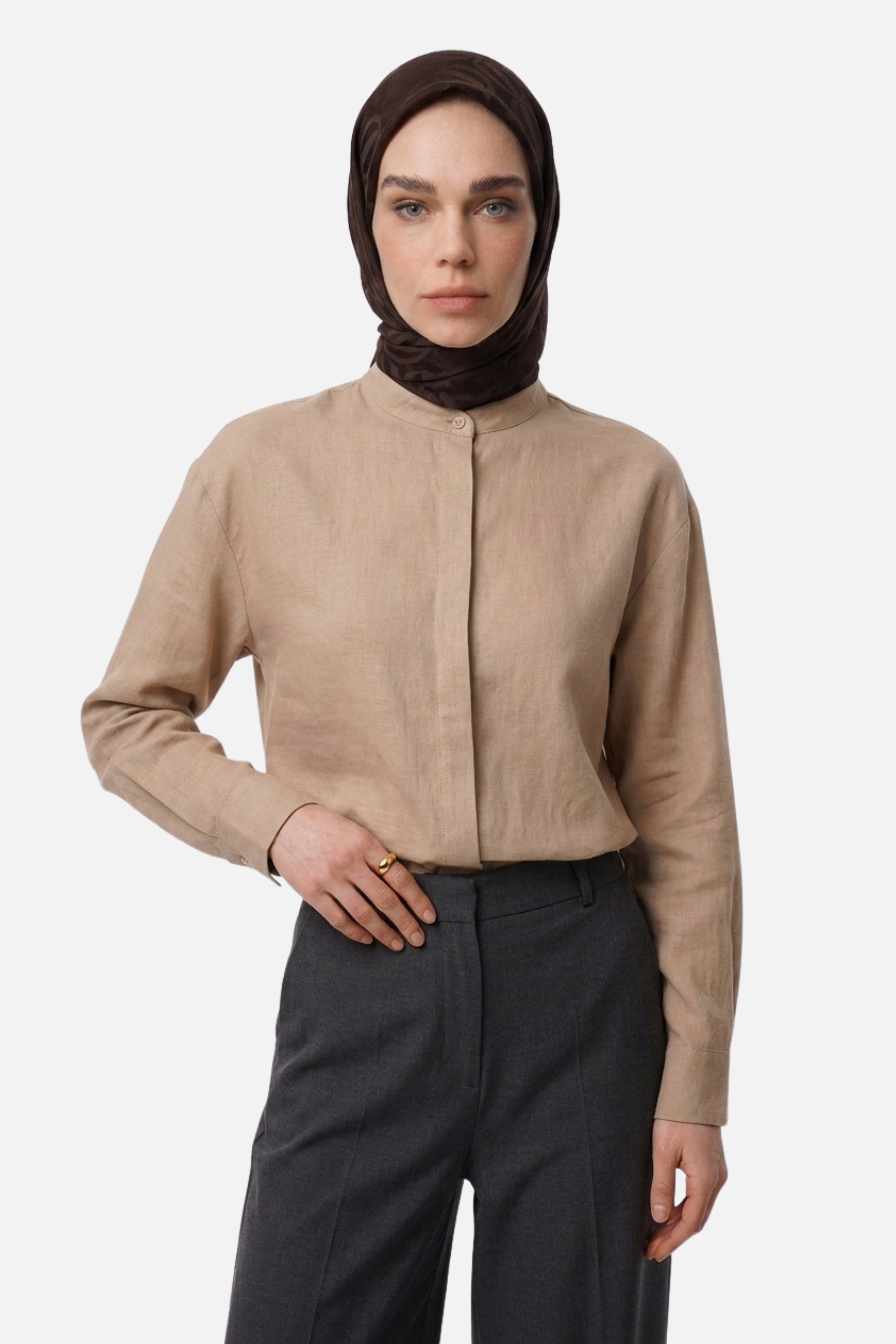 Dune Pattern Ayrobin Jacquard Scarf