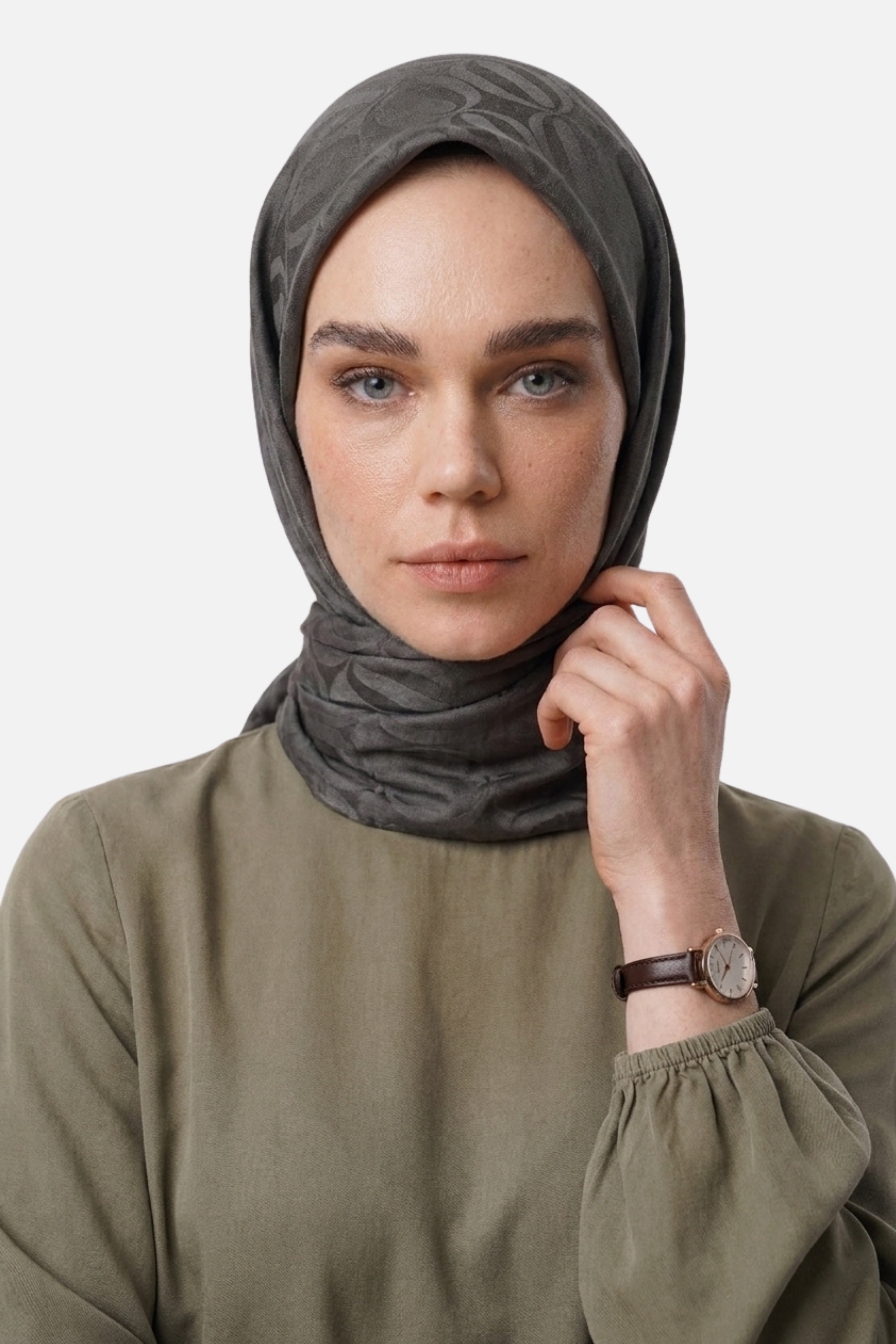 Dune Pattern Ayrobin Jacquard Scarf