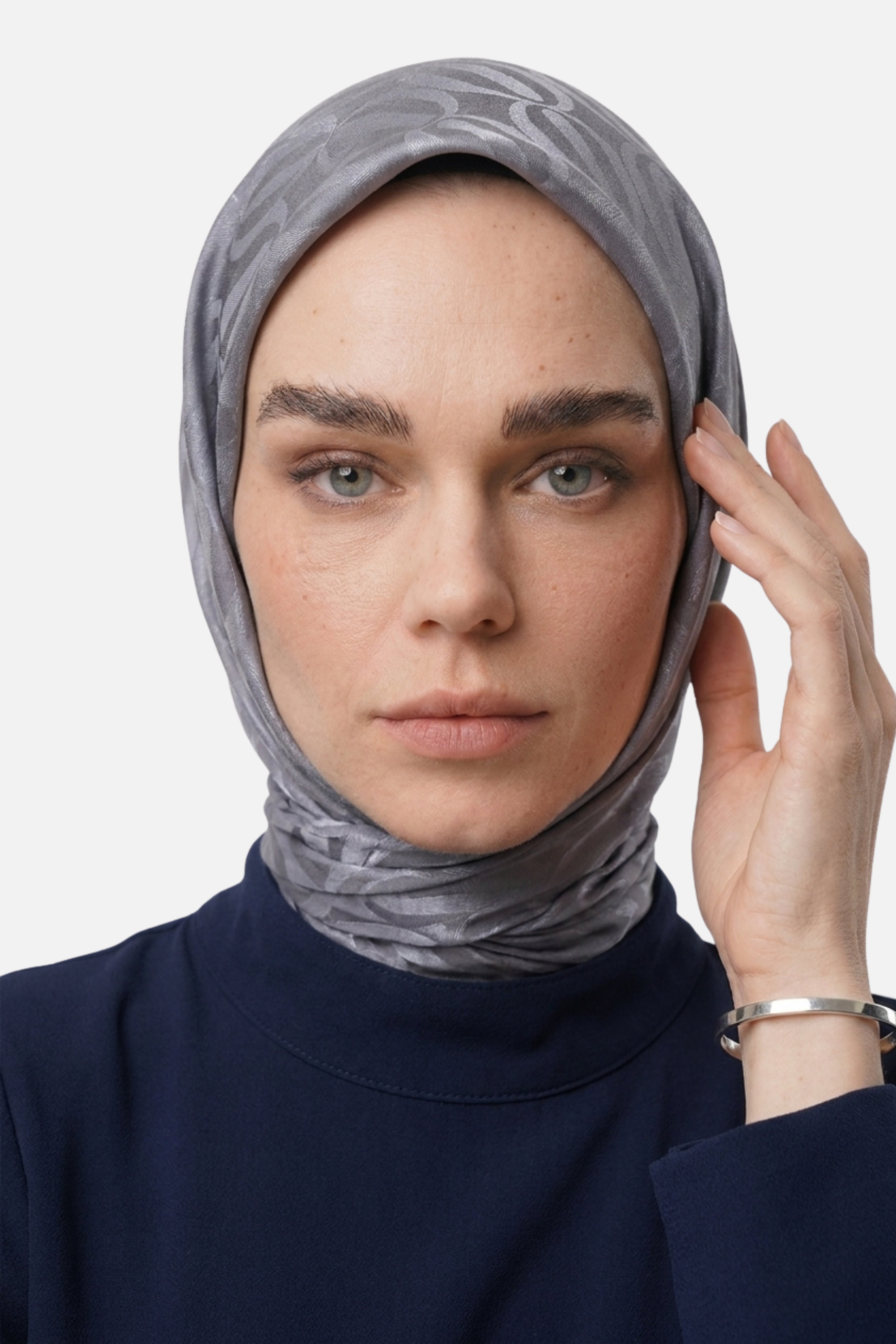 Dune Pattern Ayrobin Jacquard Scarf