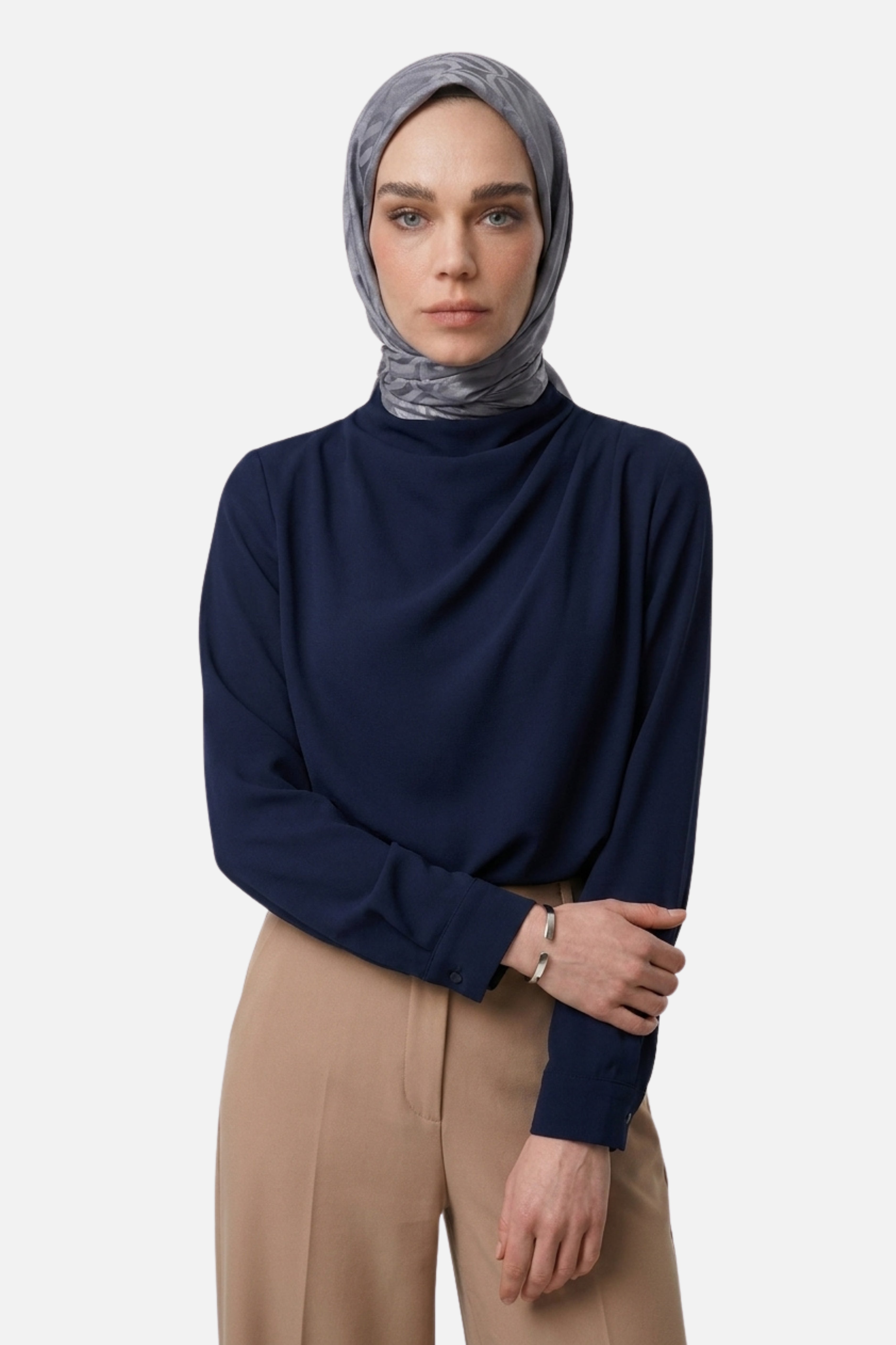 Dune Pattern Ayrobin Jacquard Scarf