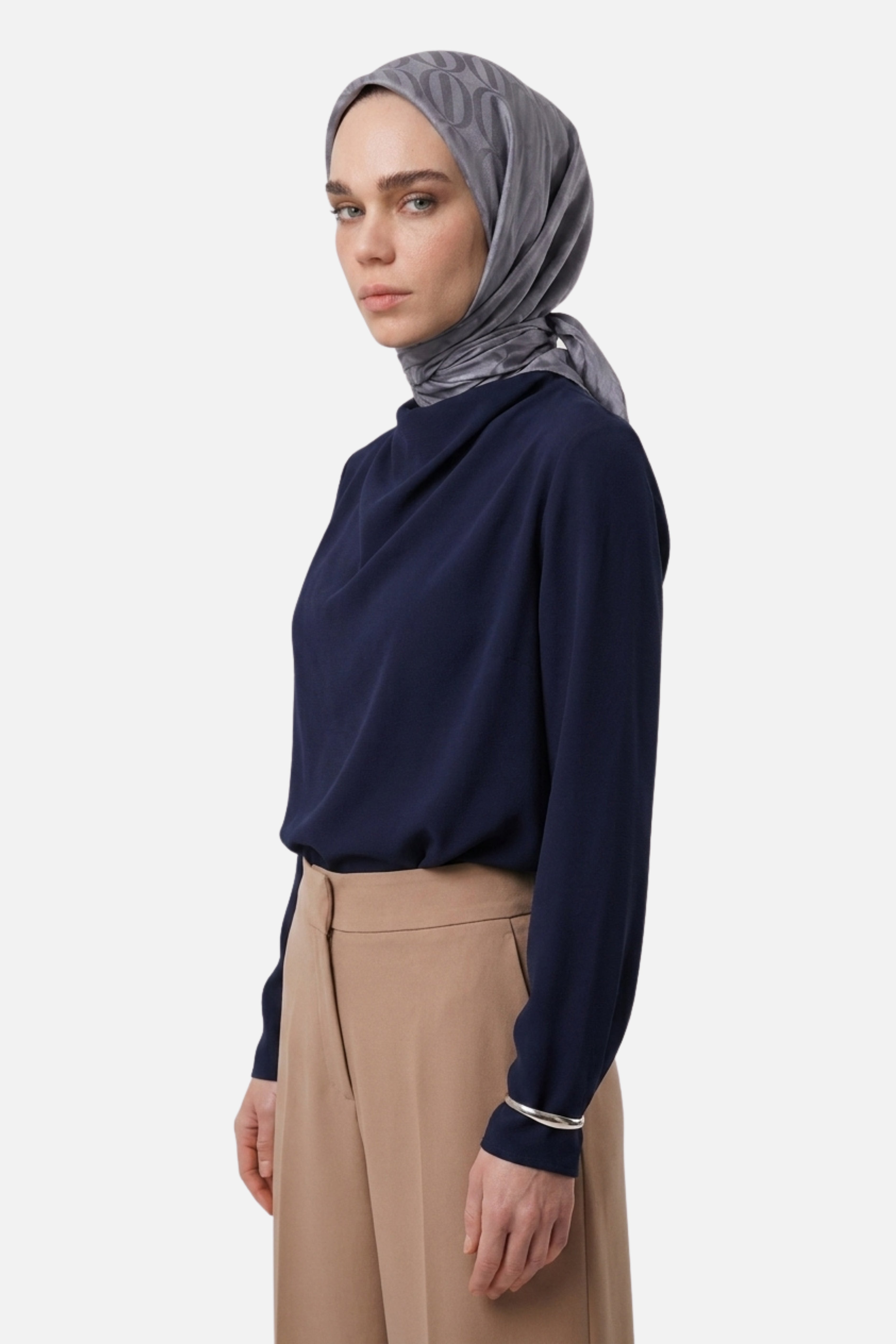 Dune Pattern Ayrobin Jacquard Scarf