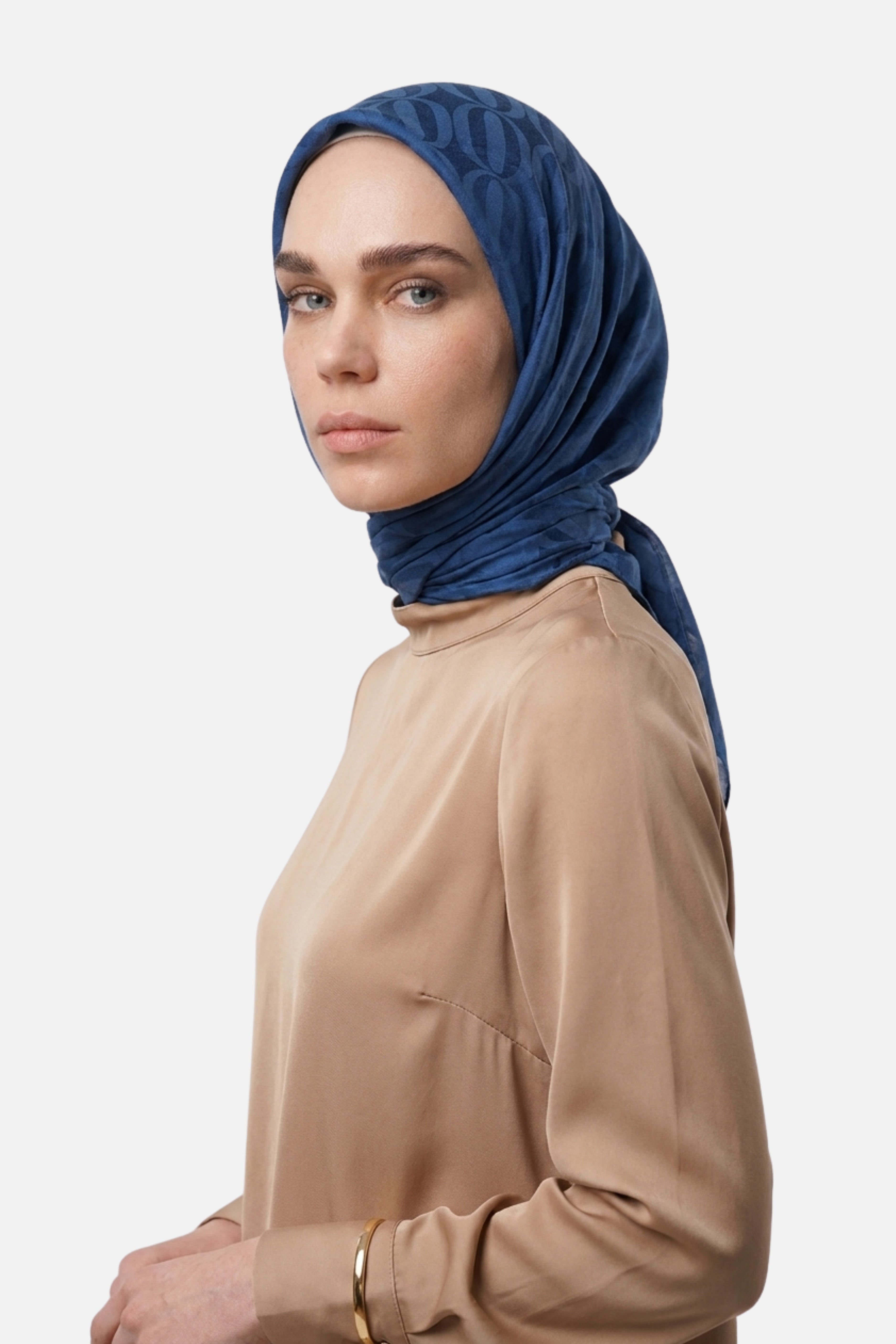 Dune Pattern Ayrobin Jacquard Scarf