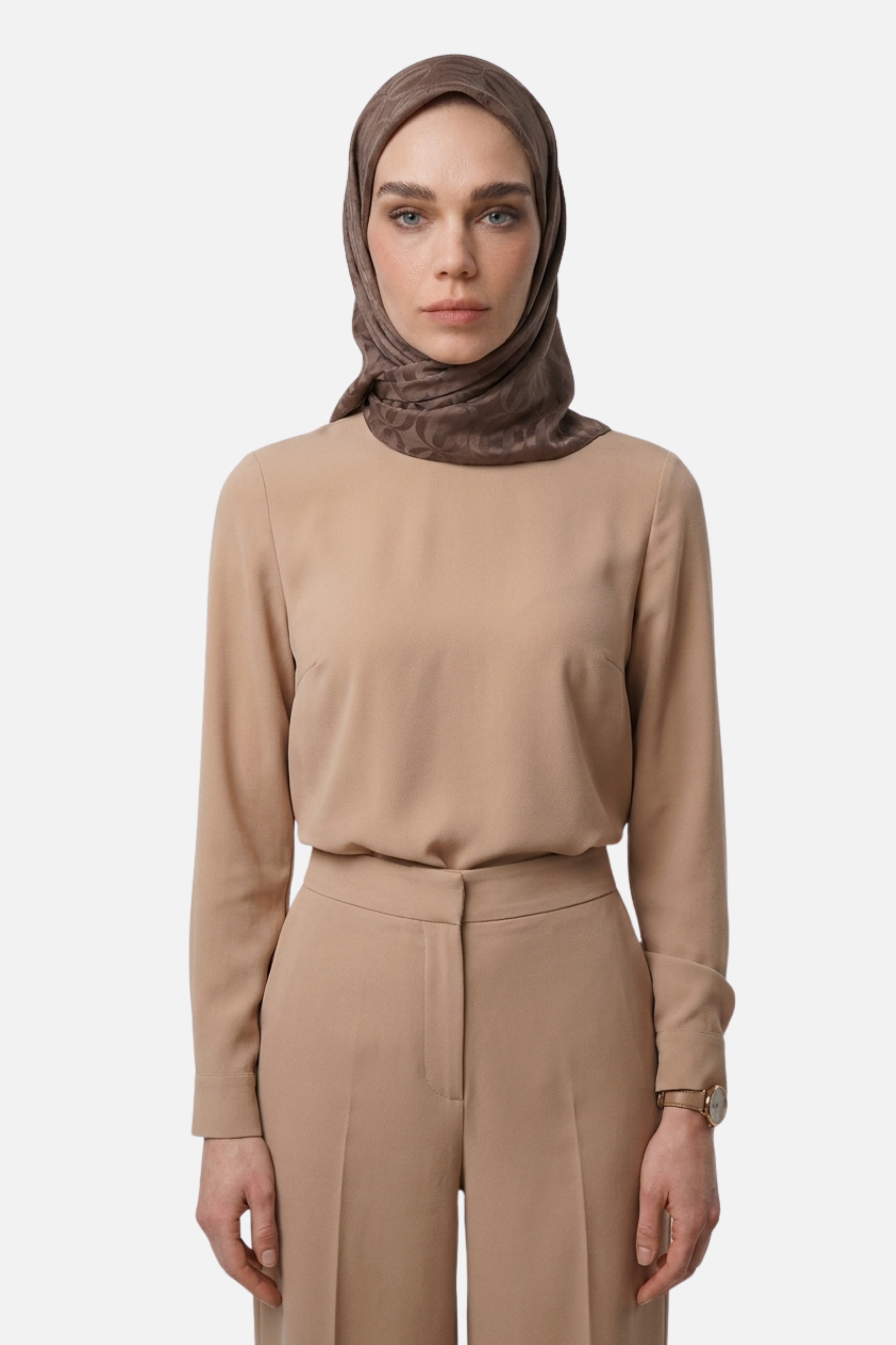 Dune Pattern Ayrobin Jacquard Scarf