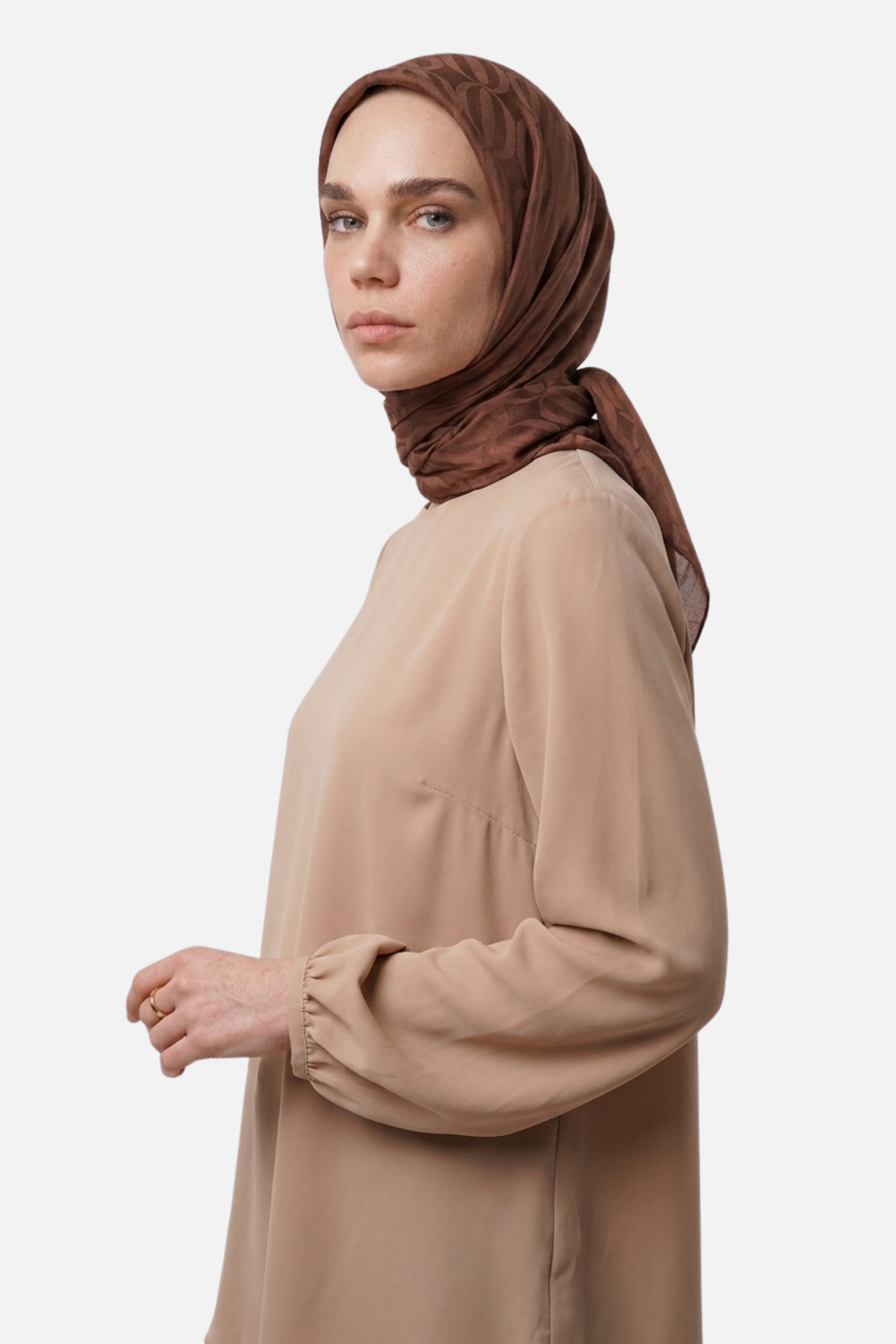 Dune Pattern Ayrobin Jacquard Scarf